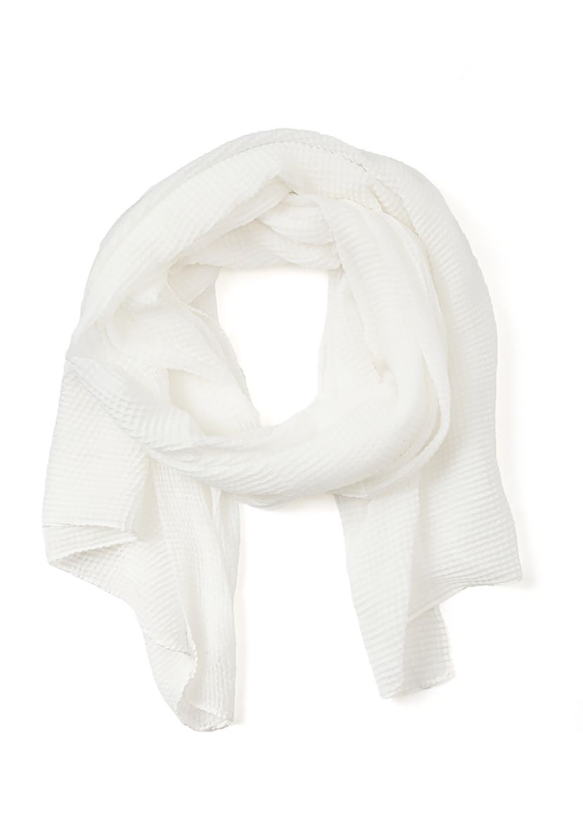 So Soft Pleated Solid Wrap
