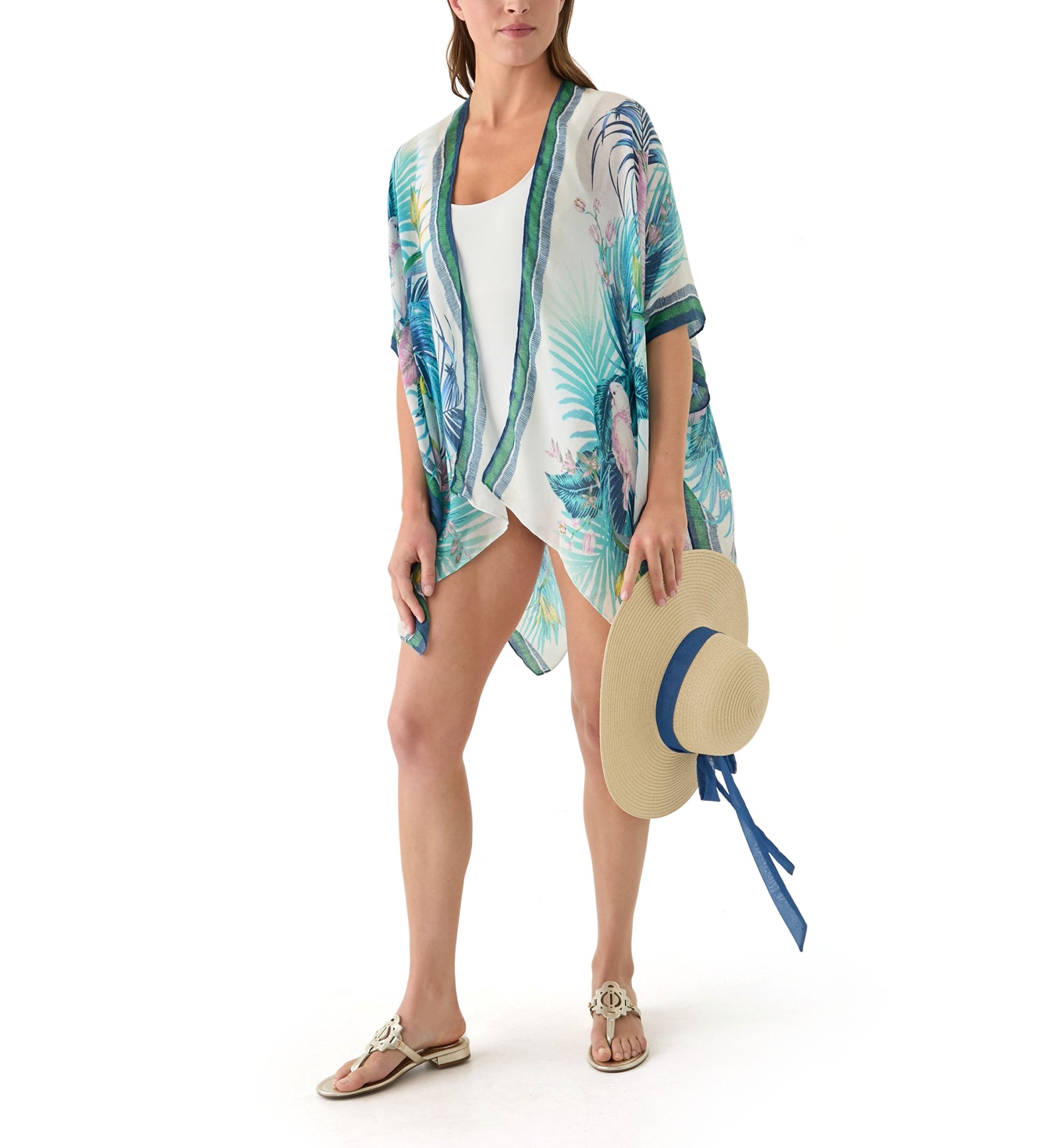 Printed Topper and Hat Set 
