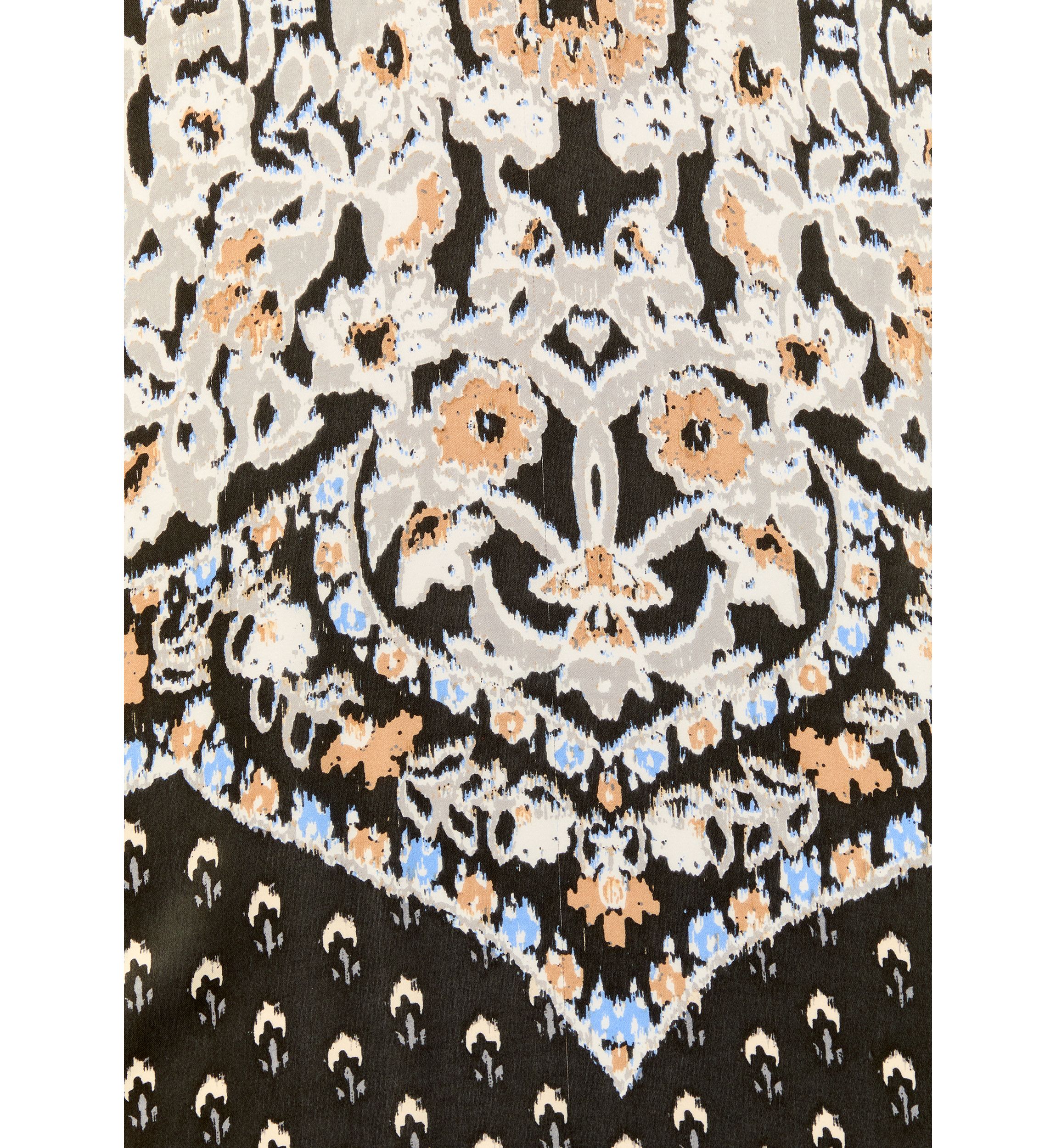 Carpet Silk Oblong Scarf 