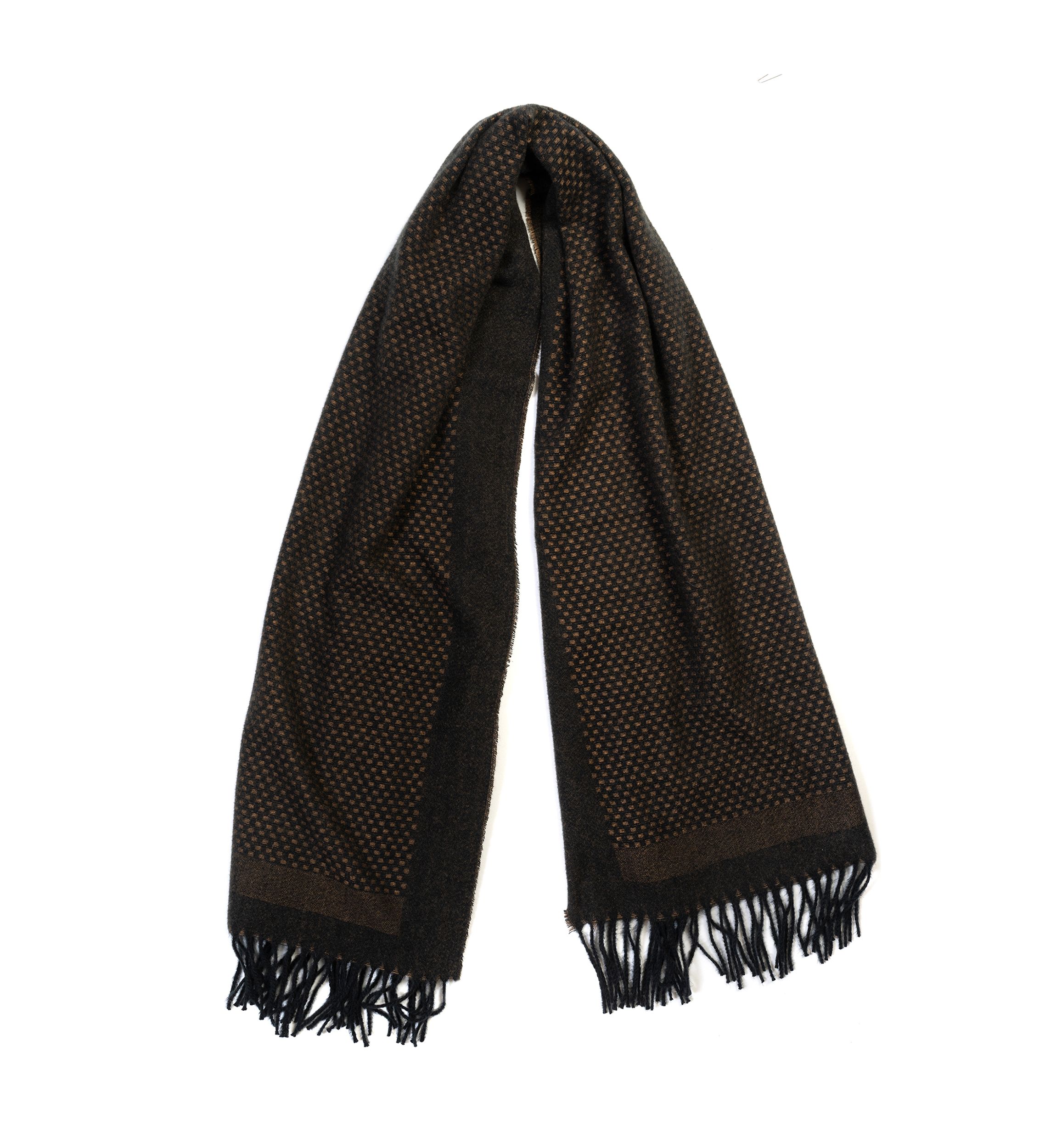 Womens Basket Weave Feather Soft Scarf