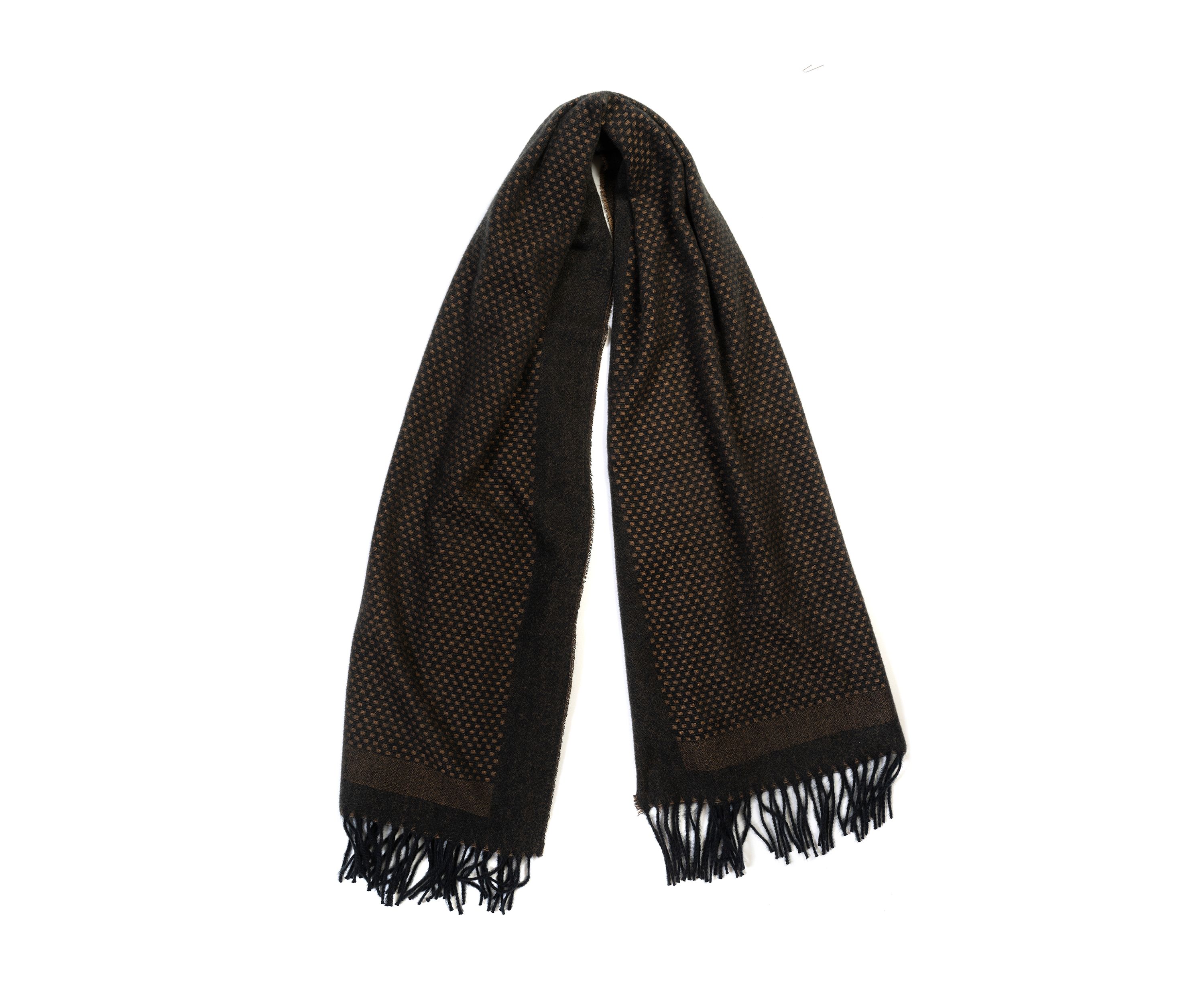 Womens Basket Weave Feather Soft Scarf