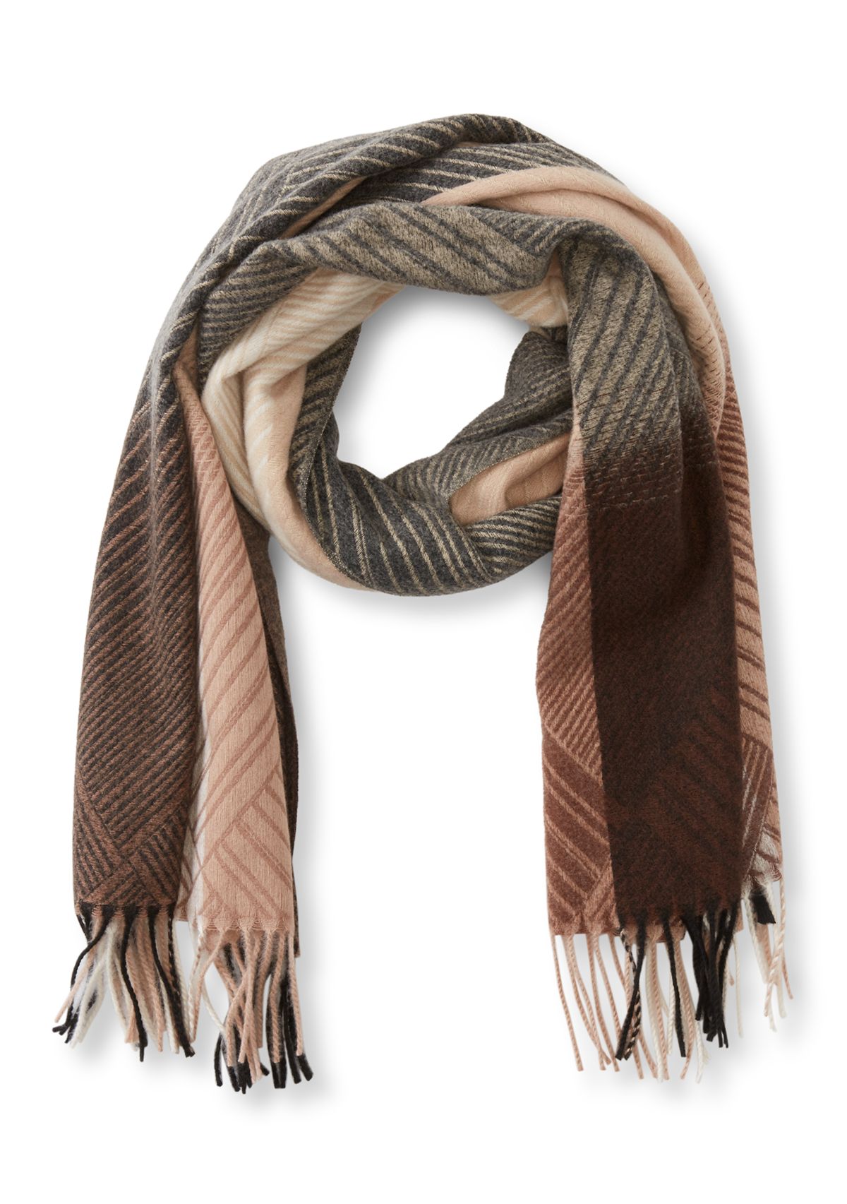 Diamond Feather Soft Wrap Scarf