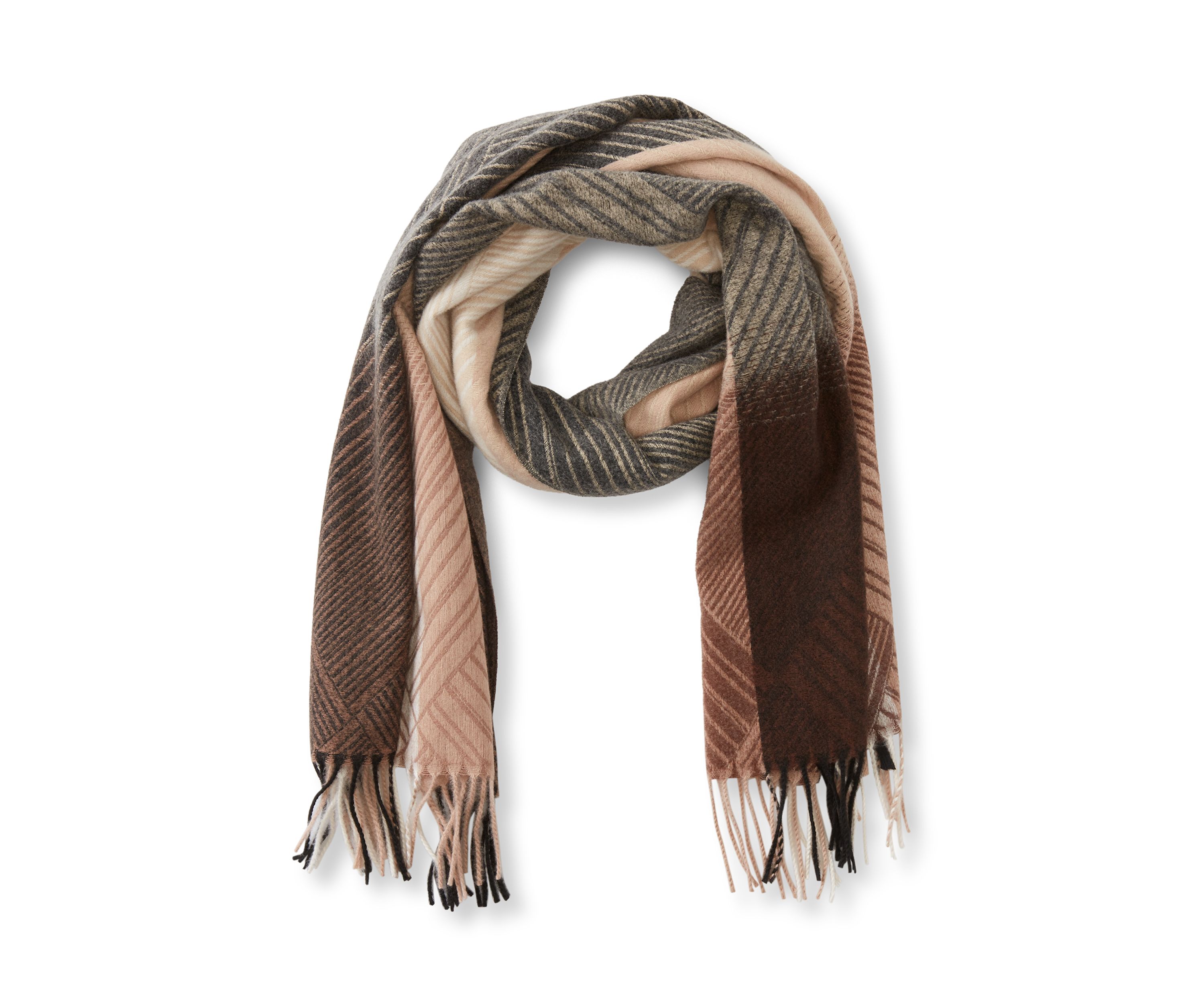 Diamond Feather Soft Wrap Scarf