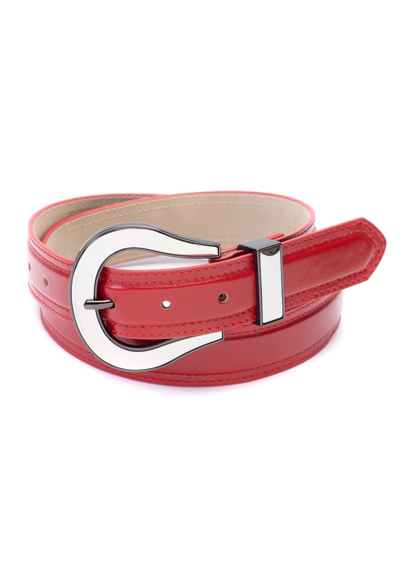 Two Tone Hardware Belt 