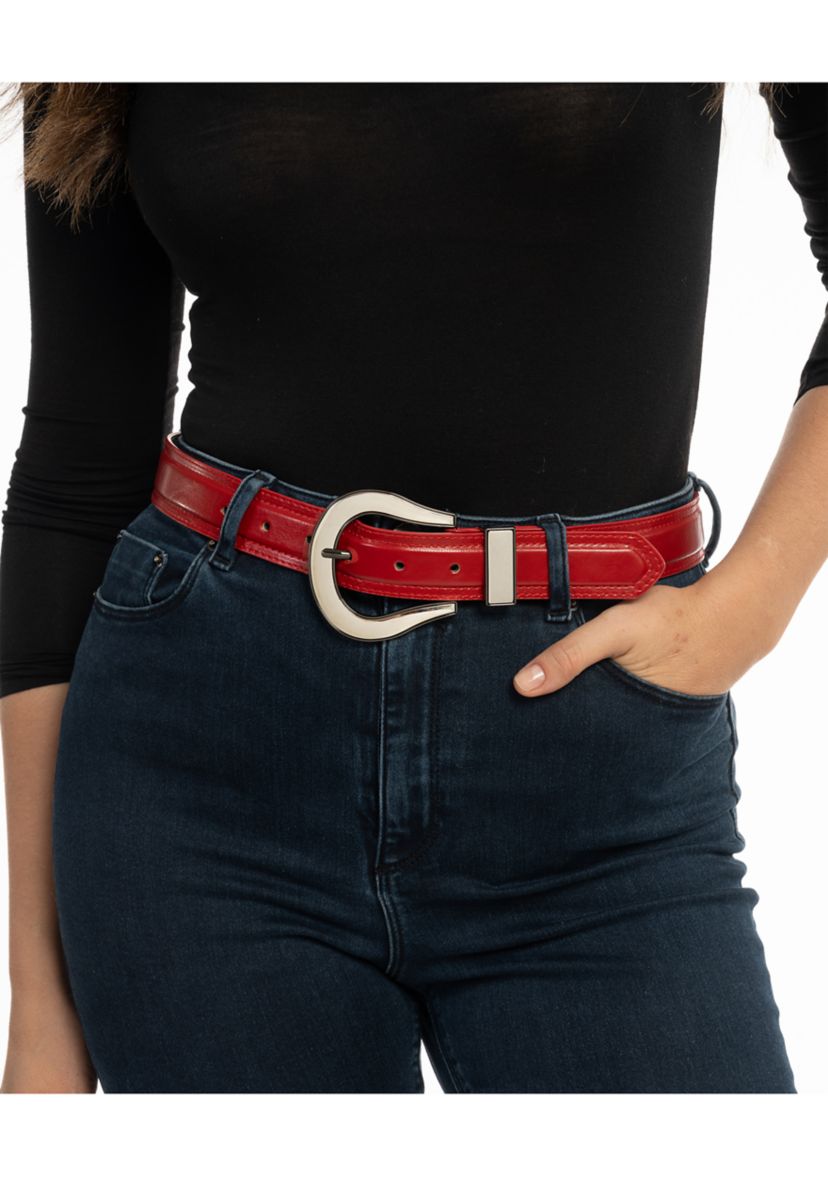 Two Tone Hardware Belt 