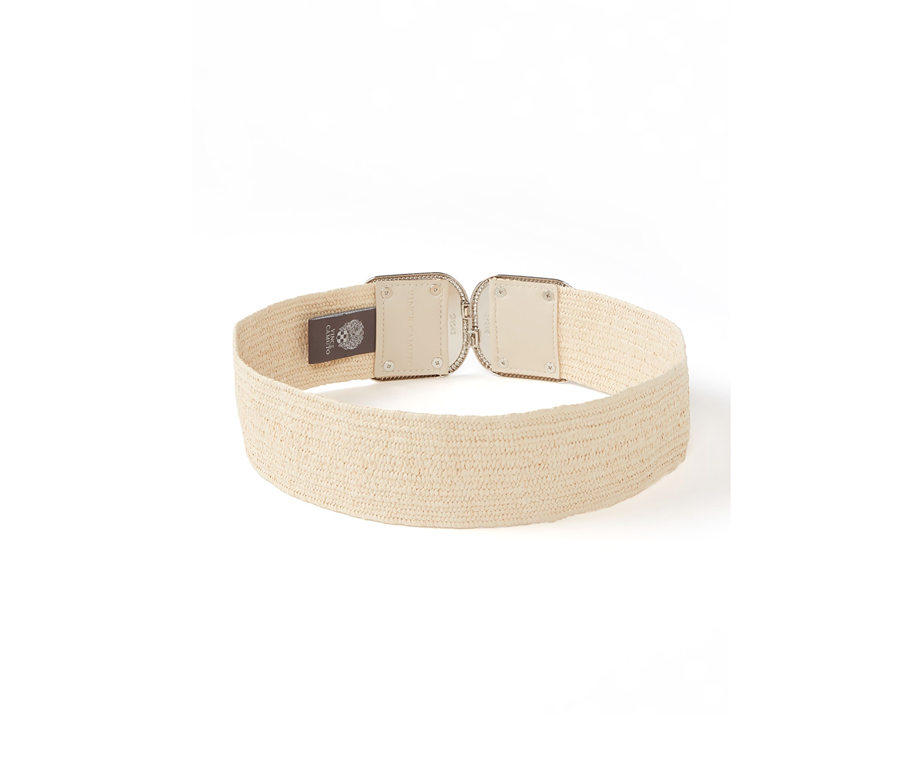 Straw Stretch Buckle Belt