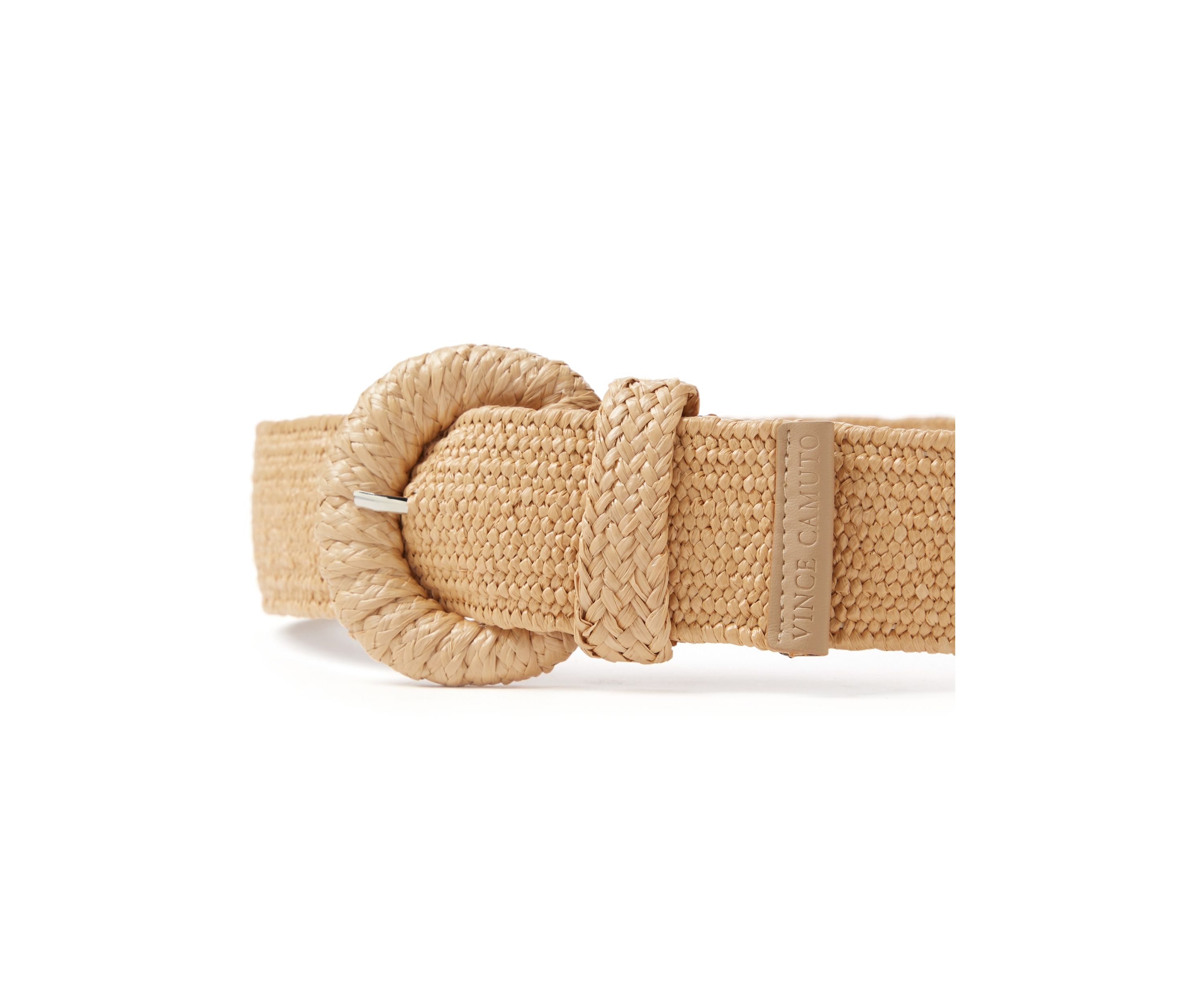 Stretch Rattan Belt with Buckle