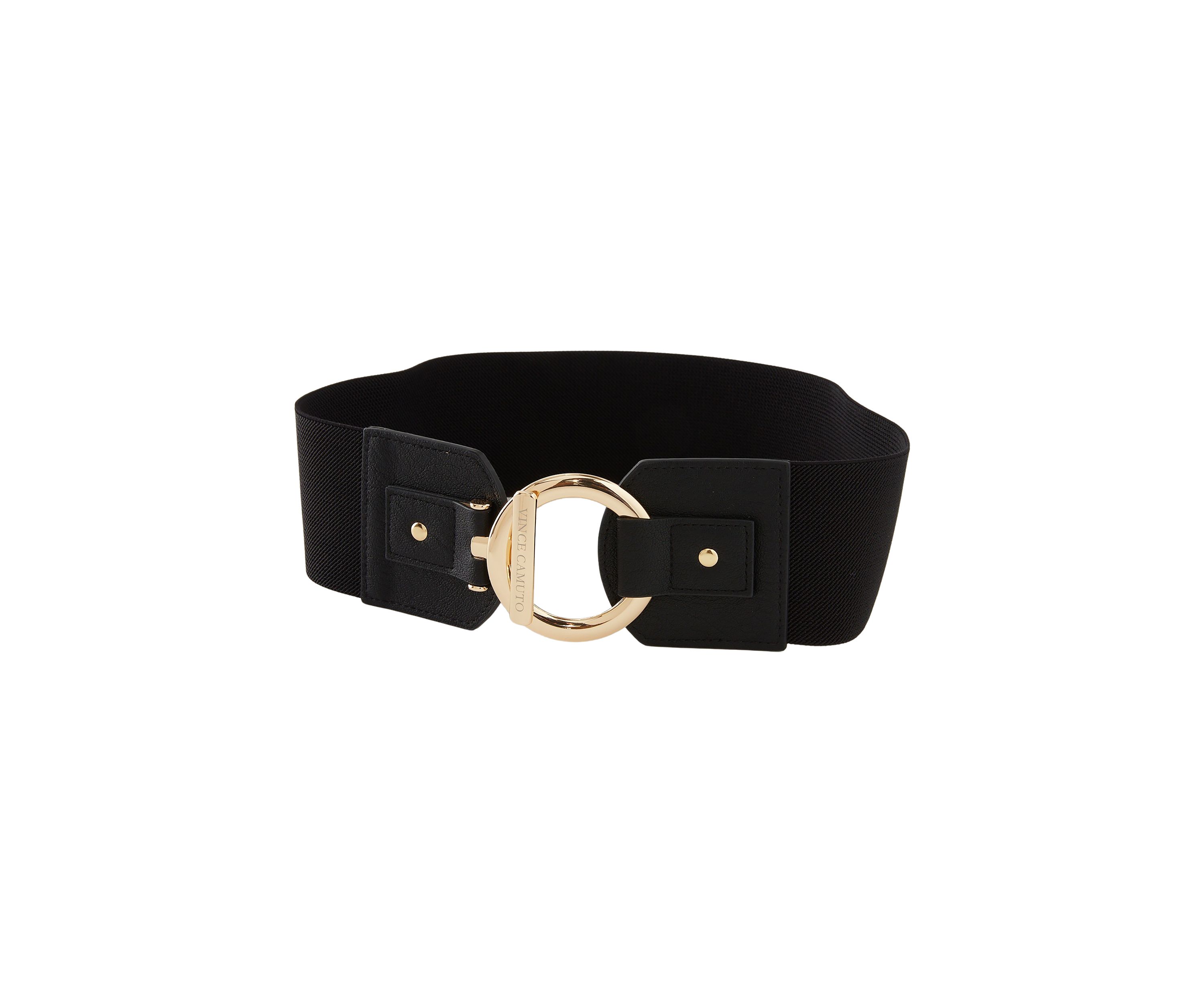 Circle and Bar Interlock Stretch Back Belt
