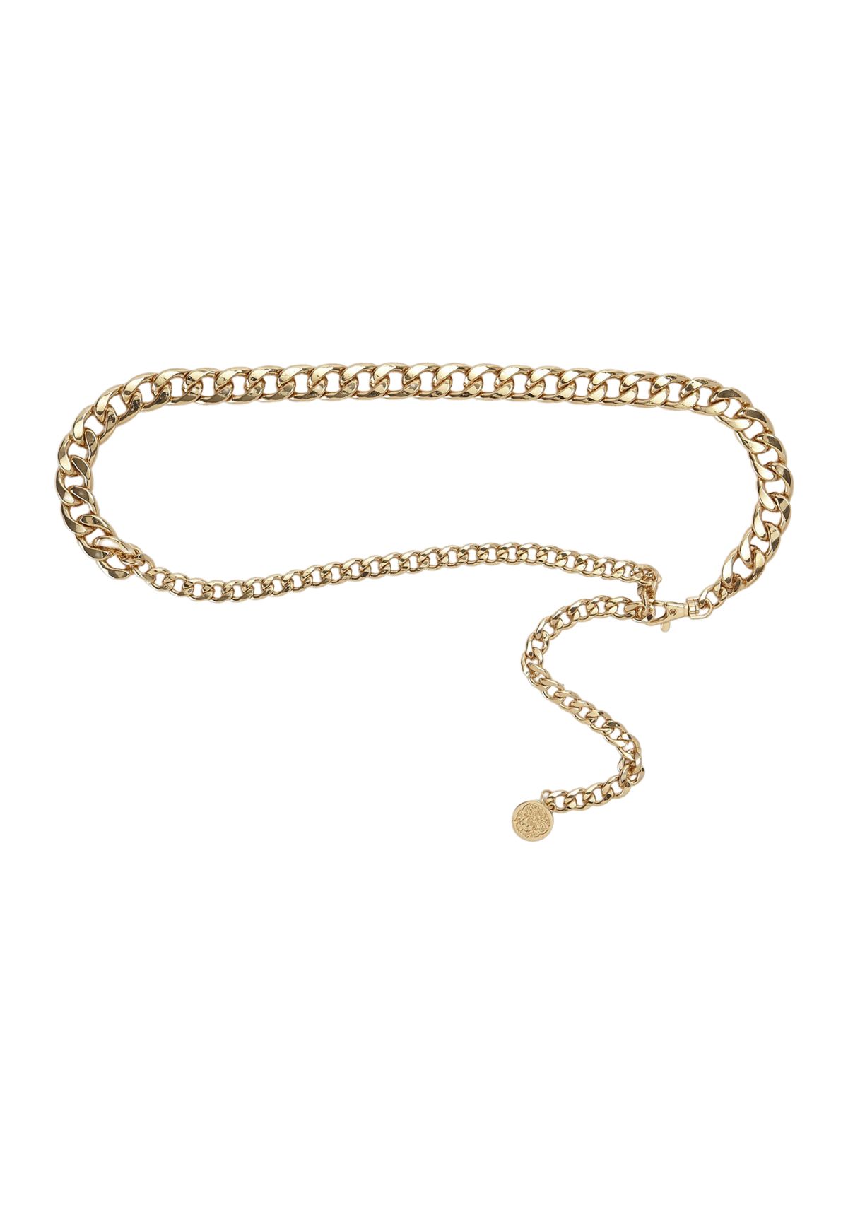 Gradient Gold Chain Belt 