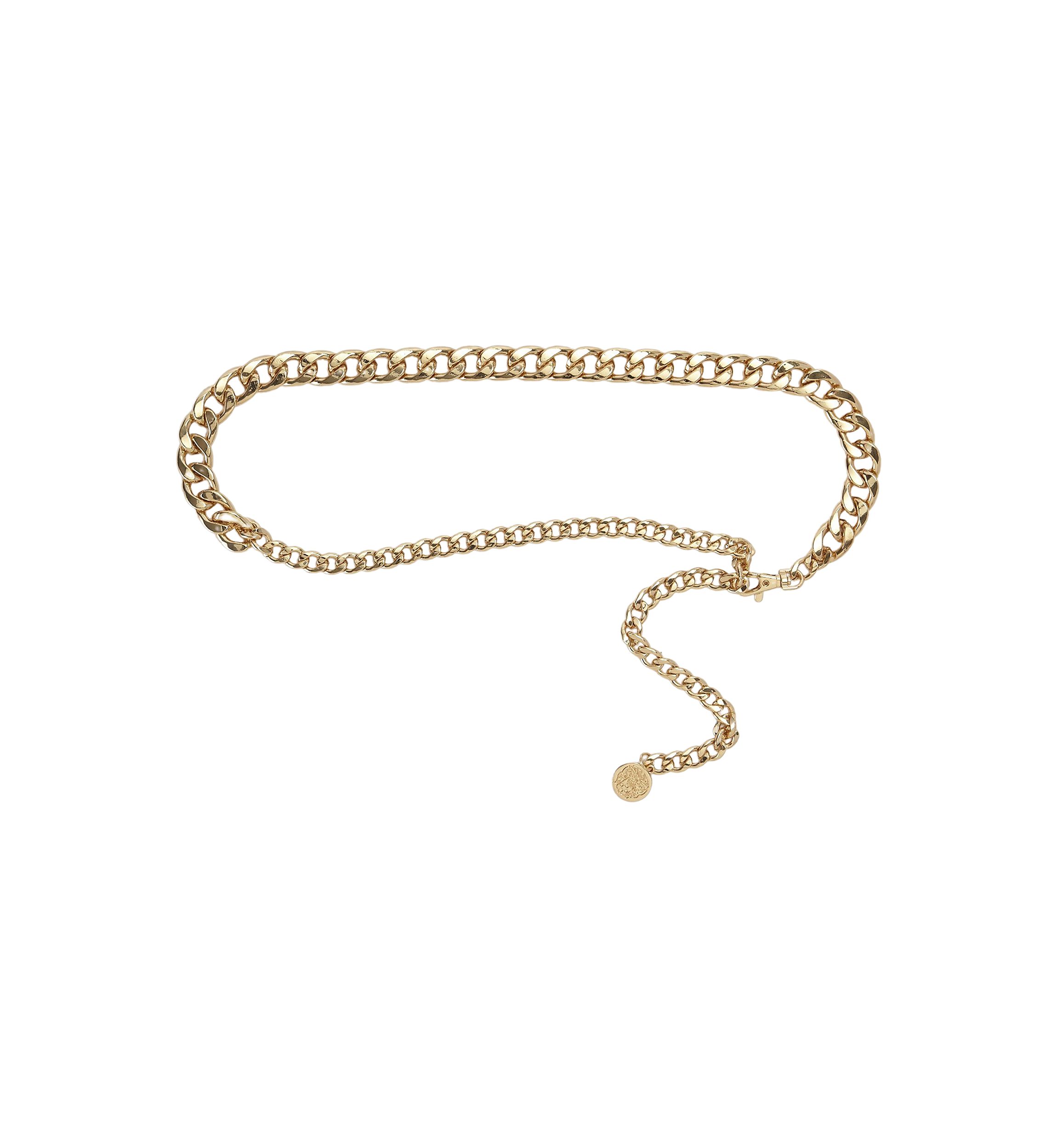 Gradient Gold Chain Belt 