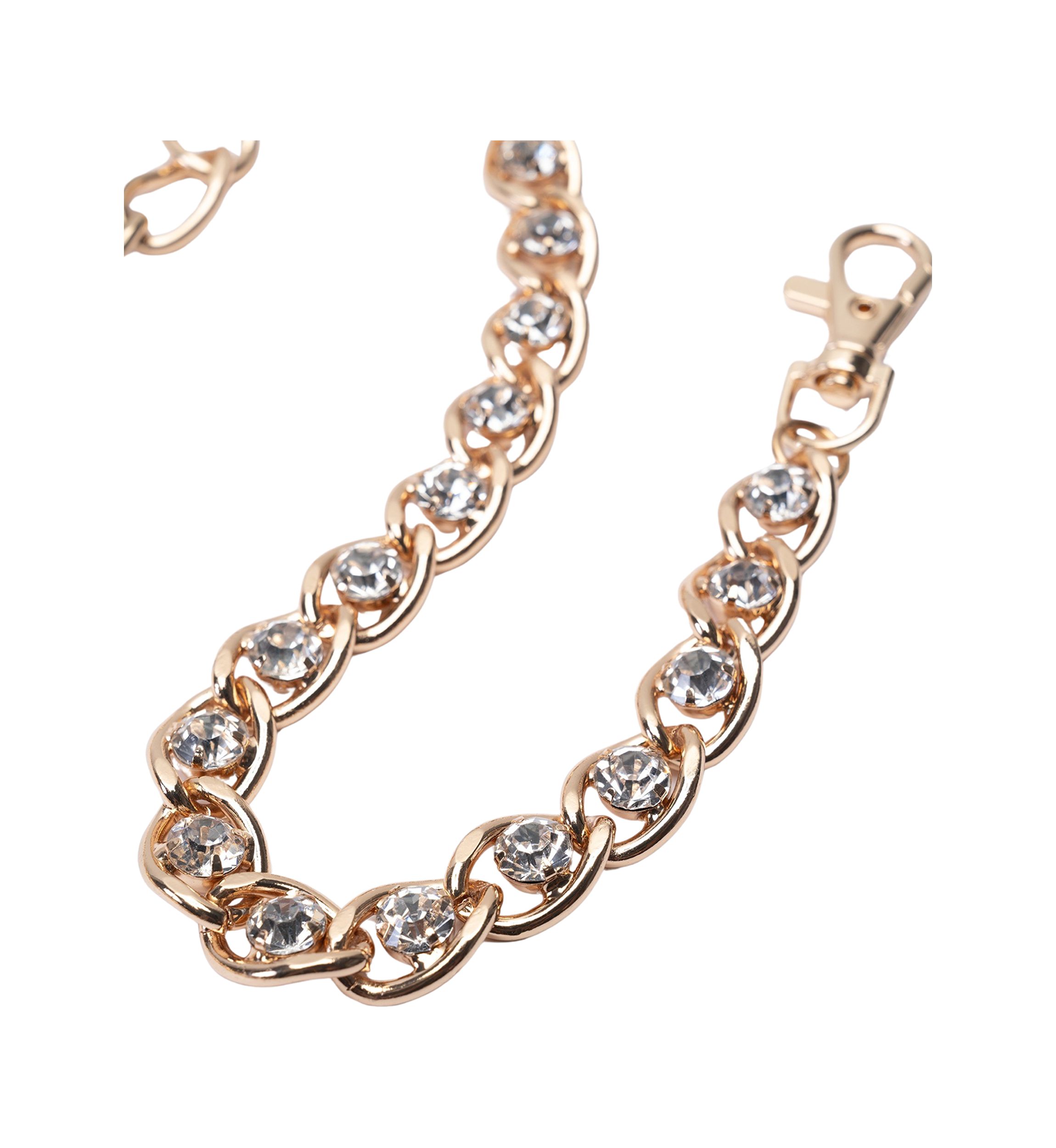 Chain Belt with Crystal Links