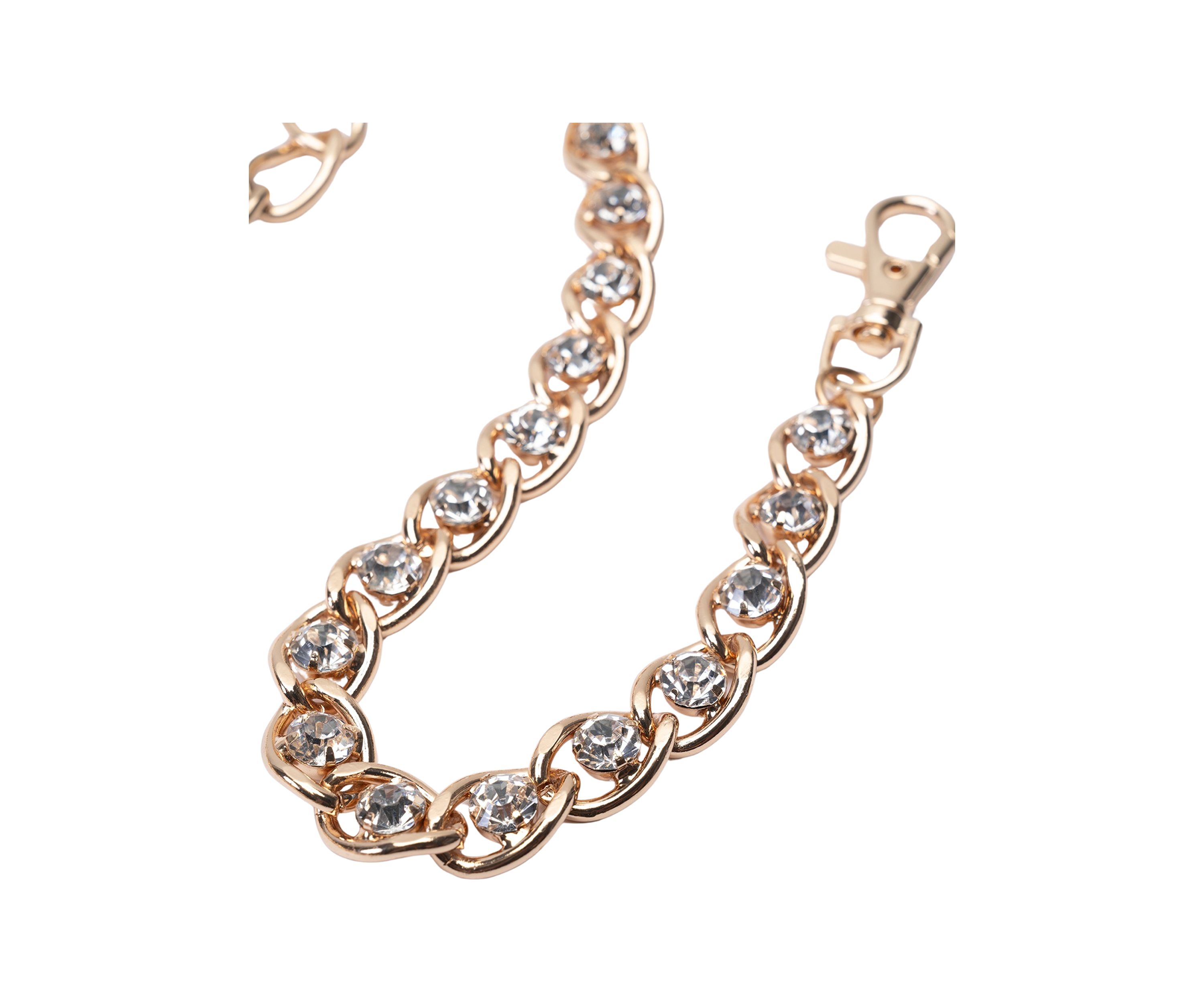 Chain Belt with Crystal Links