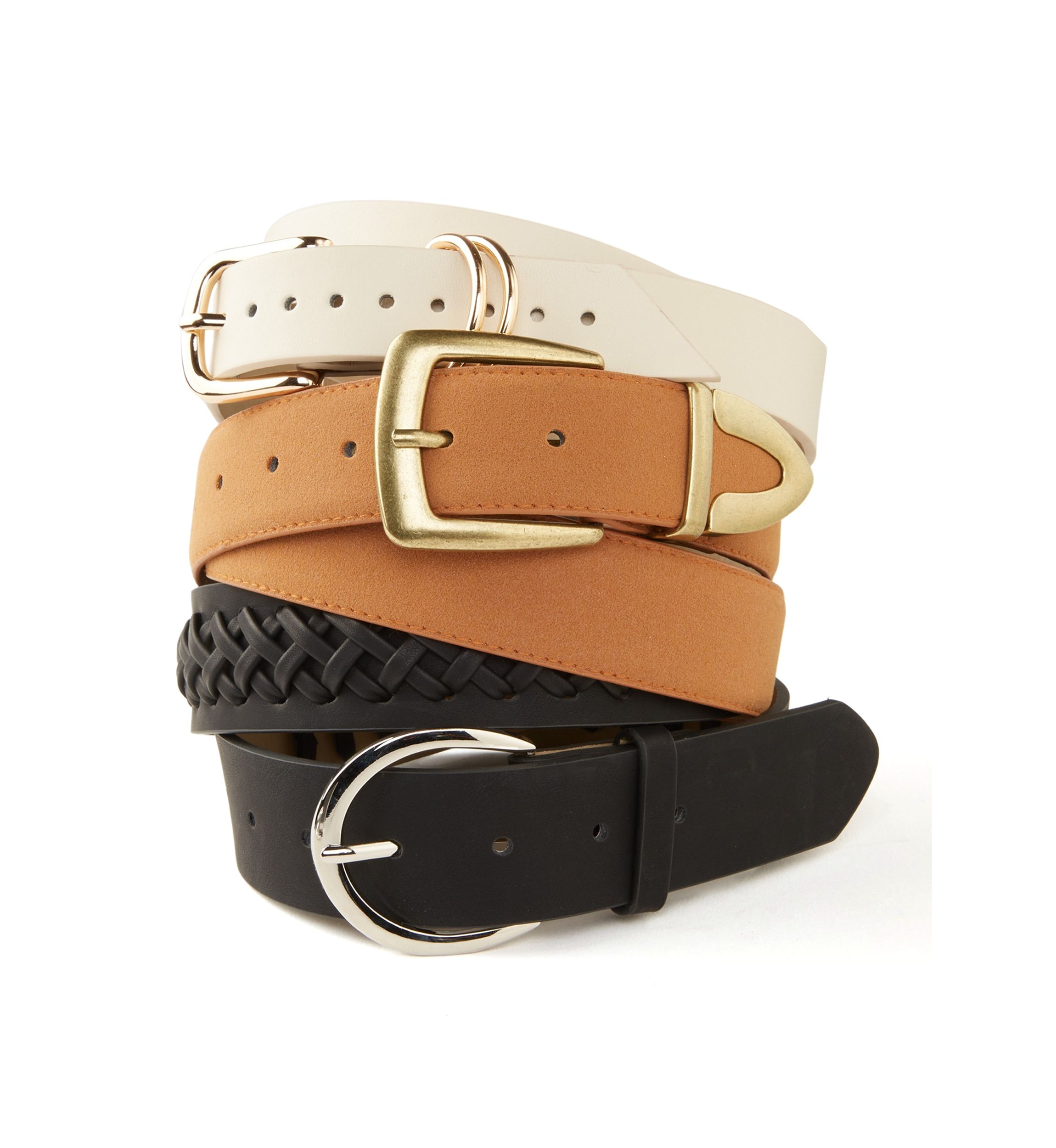3 for 1 Wide Sueded Belt Set