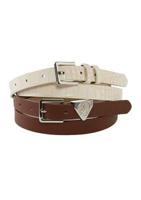 Vince Camuto 2-Pack of Skinny Belts | belk