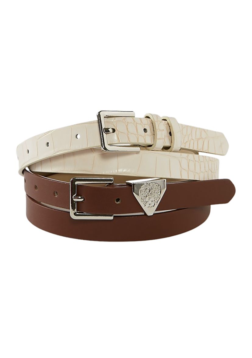 2-Pack of Skinny Belts