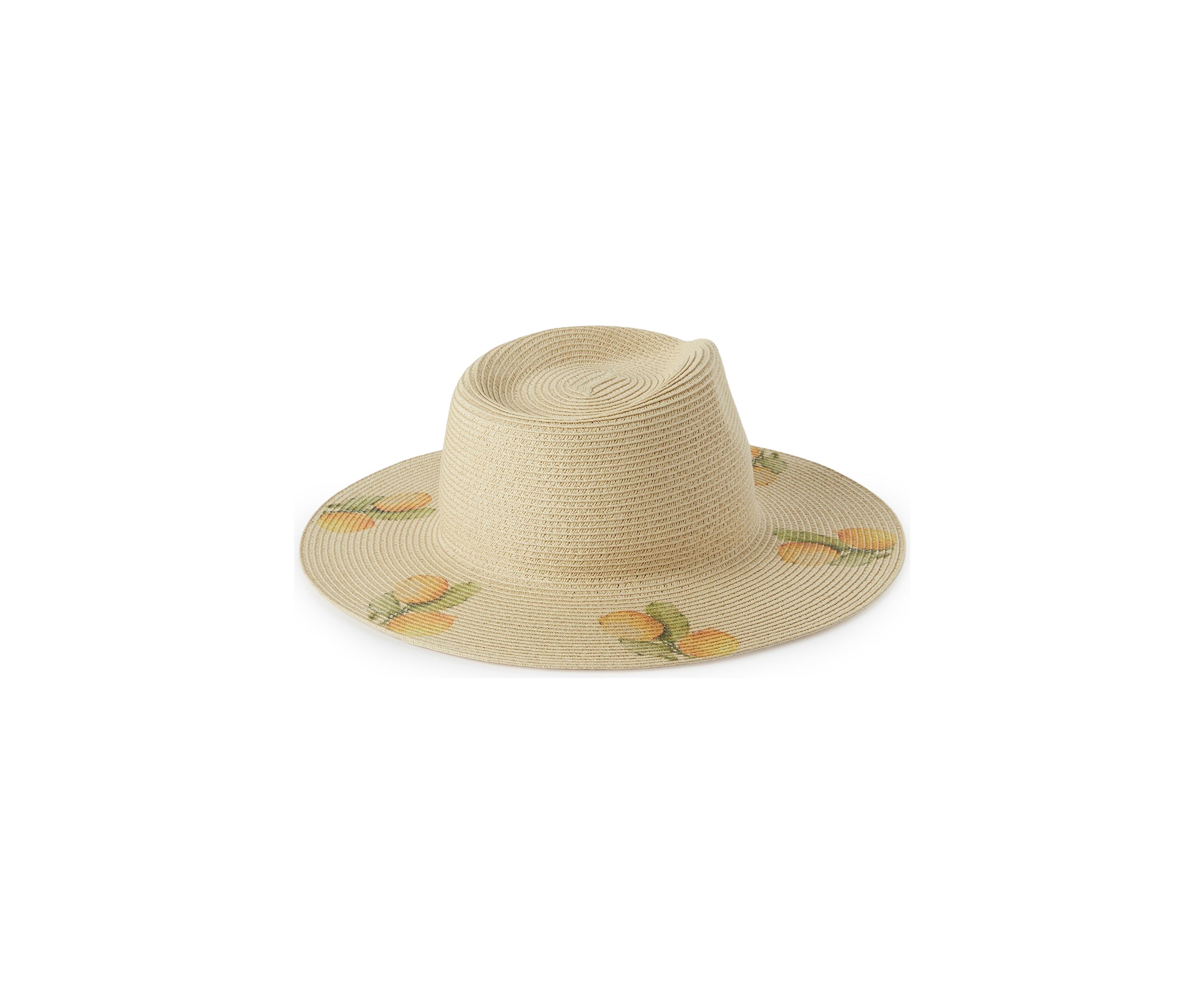 Printed Panama Hat