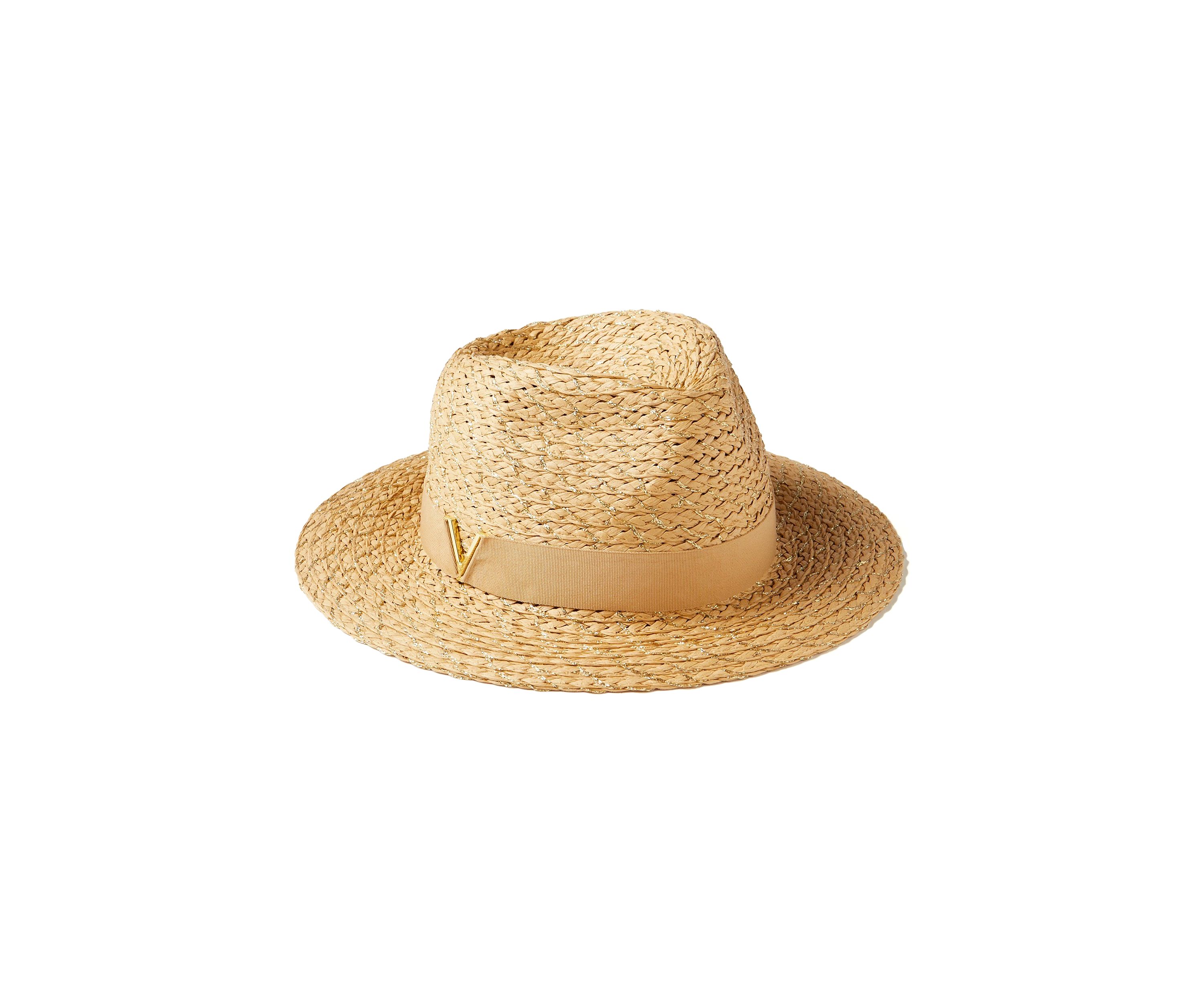 Metallic Paper Panama Hat