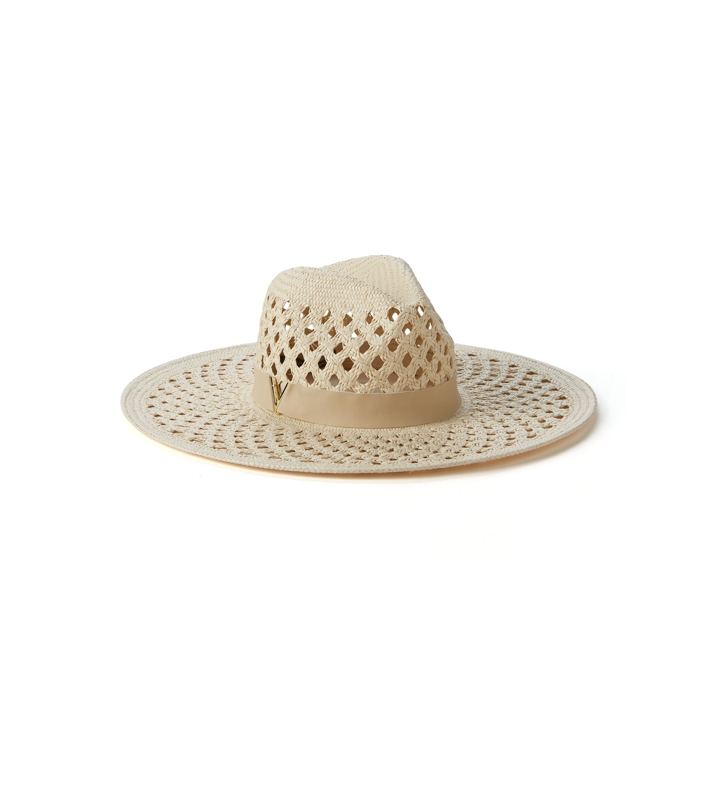 Oversized Open Weave Panama Hat