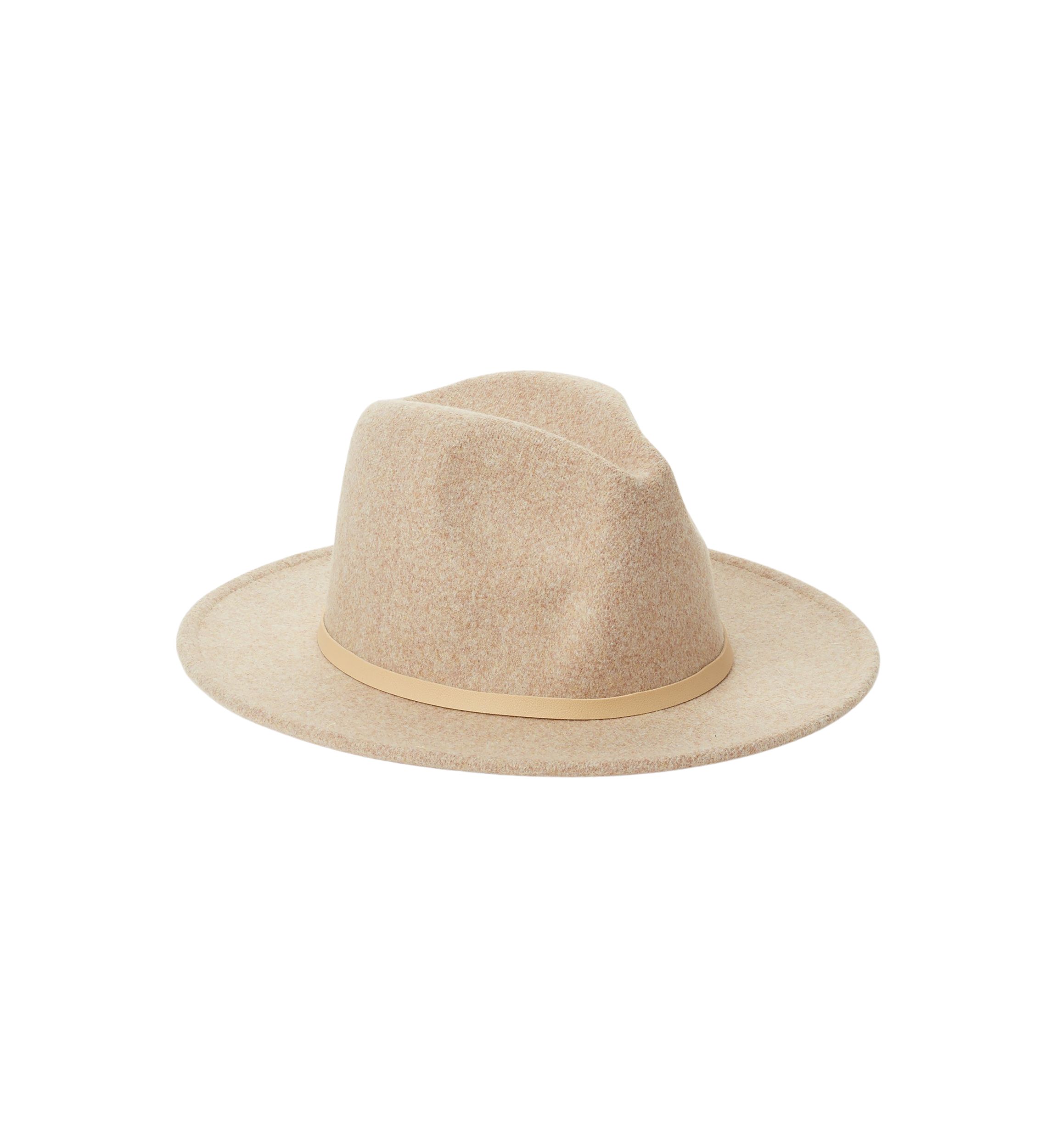 Heathered Felt Horsebit Hat 