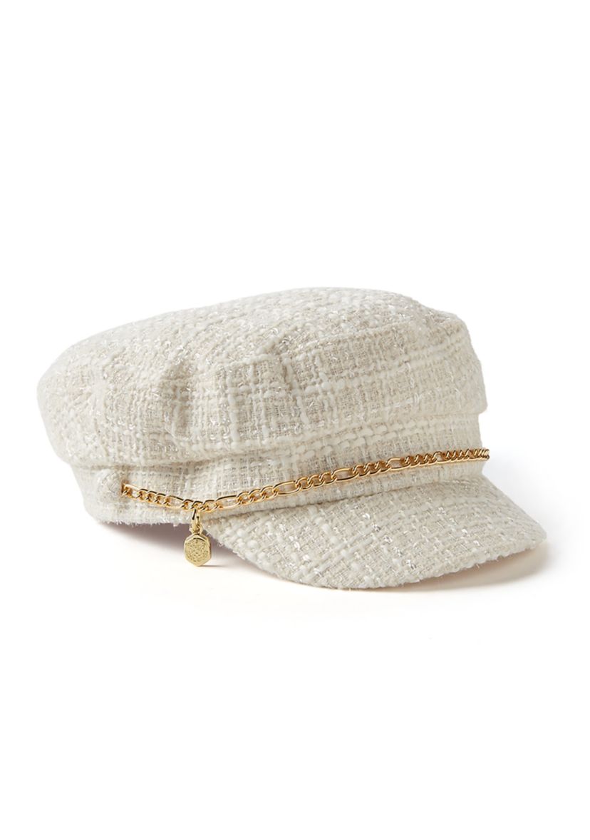 Metallic Chain Cap