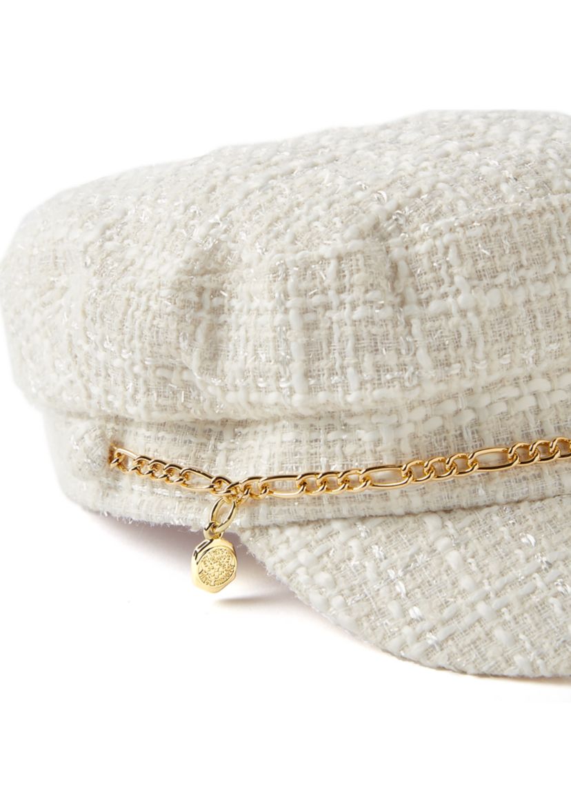 Metallic Chain Cap