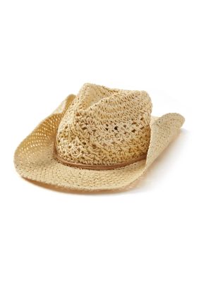 Tortoise Shell Western Hat