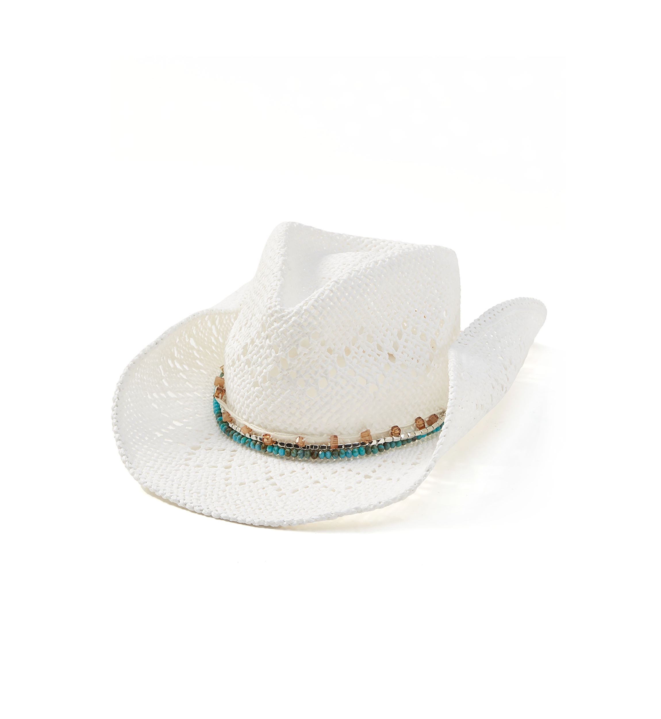 Bead Trim Cowboy Hat
