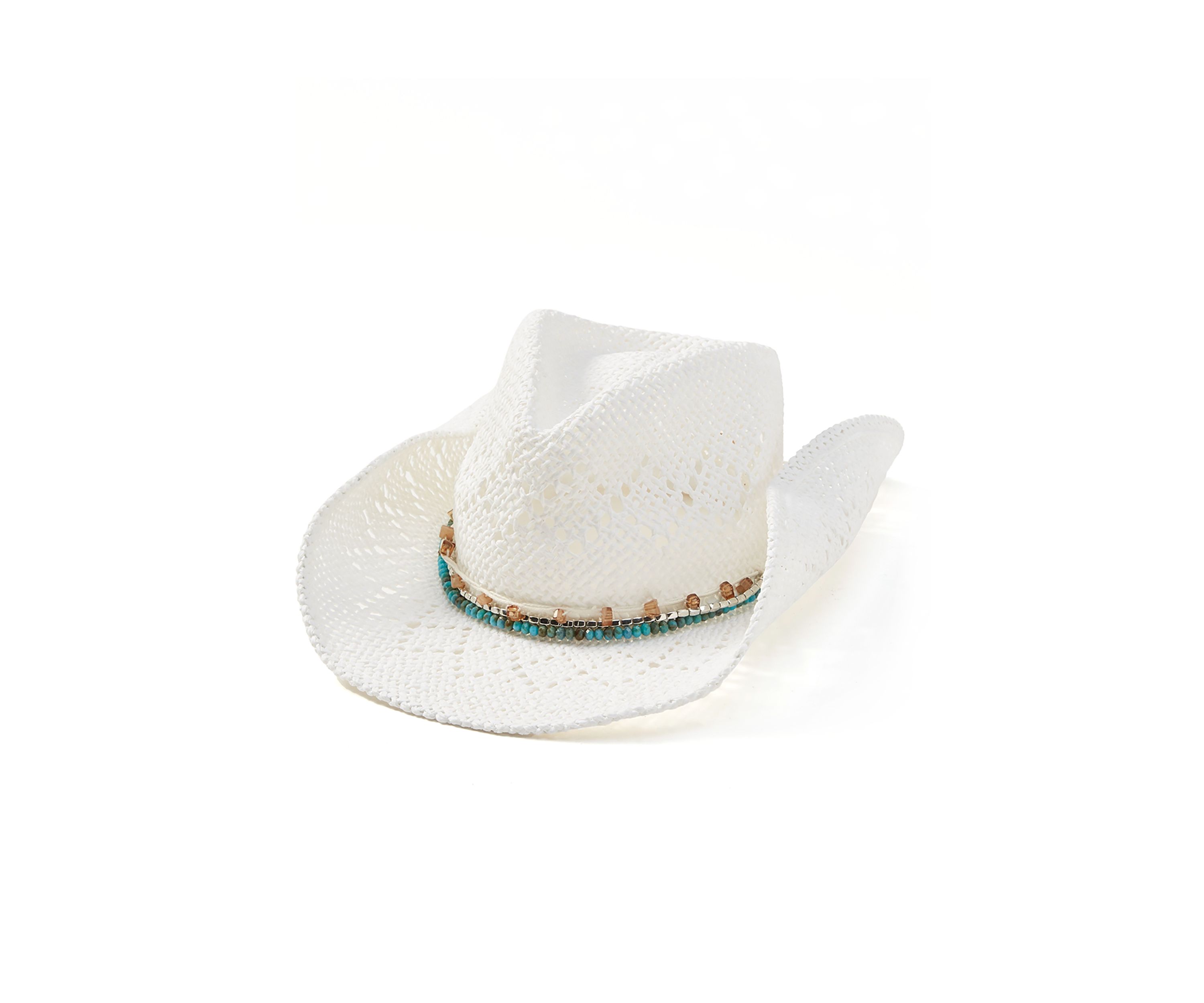Bead Trim Cowboy Hat