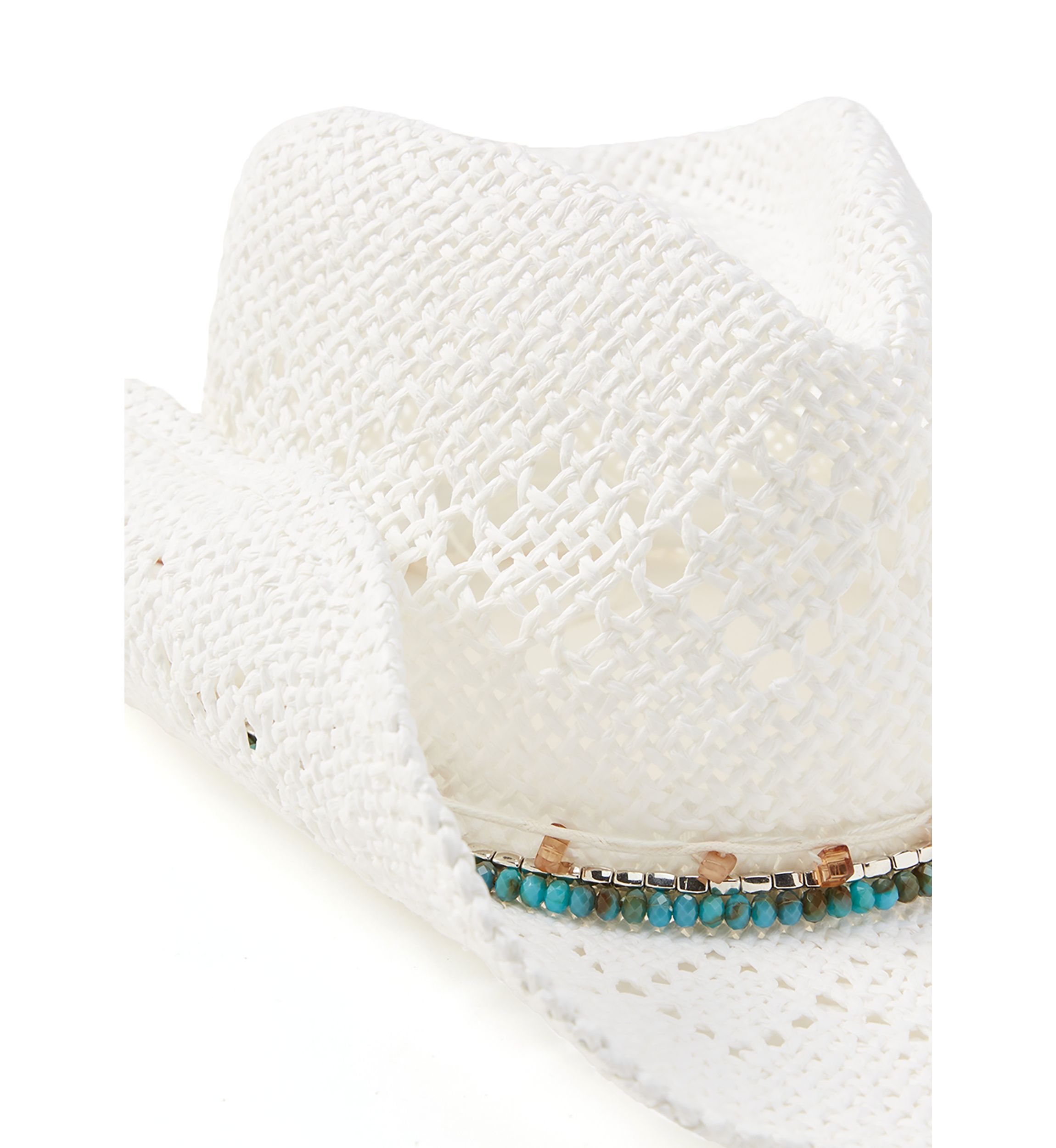 Bead Trim Cowboy Hat