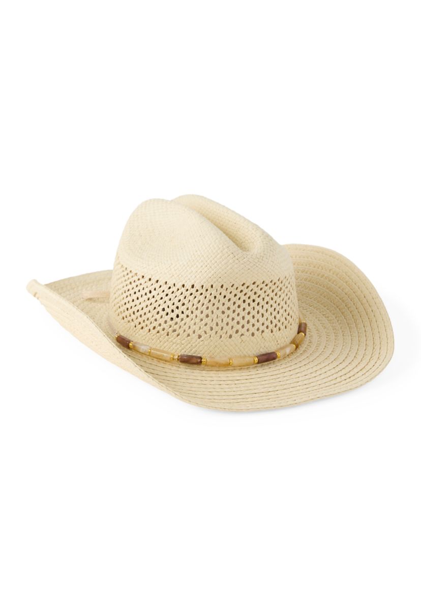 Vince Camuto Cowboy Hat with Stone Trim | Belk
