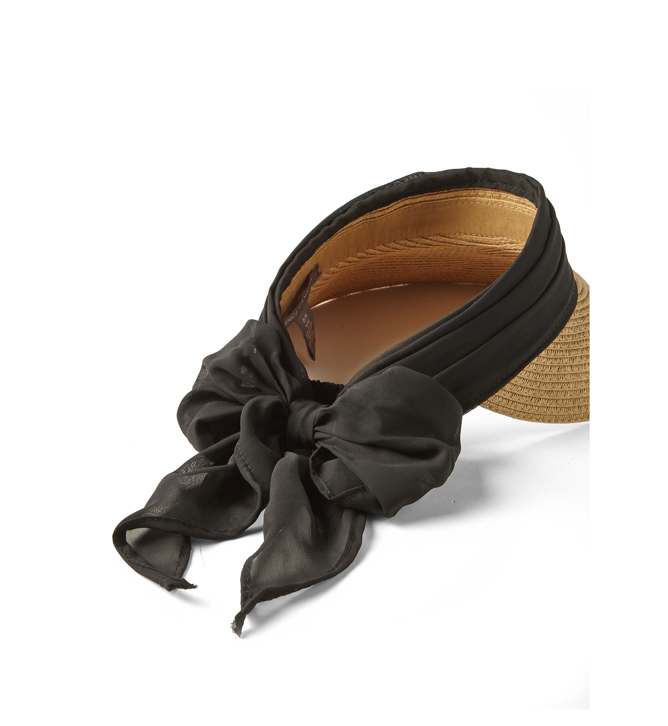 Womens Tie Back Chiffon Visor
