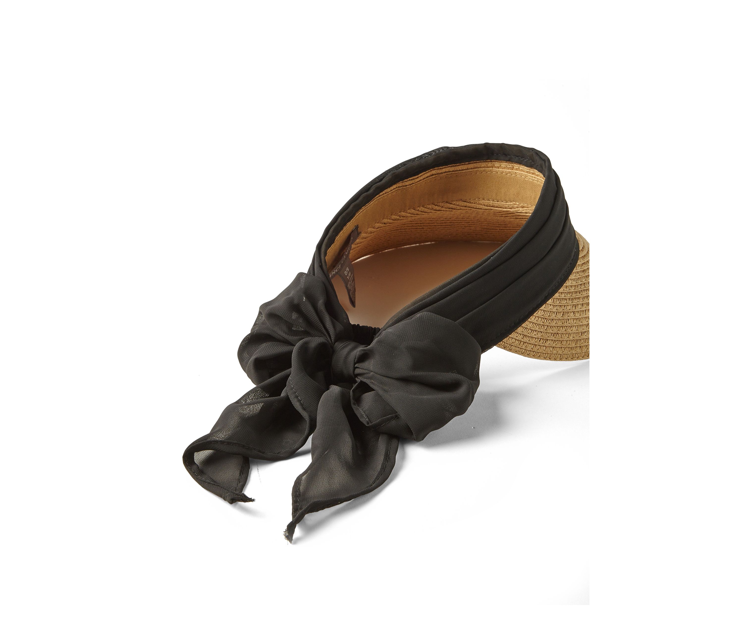 Womens Tie Back Chiffon Visor