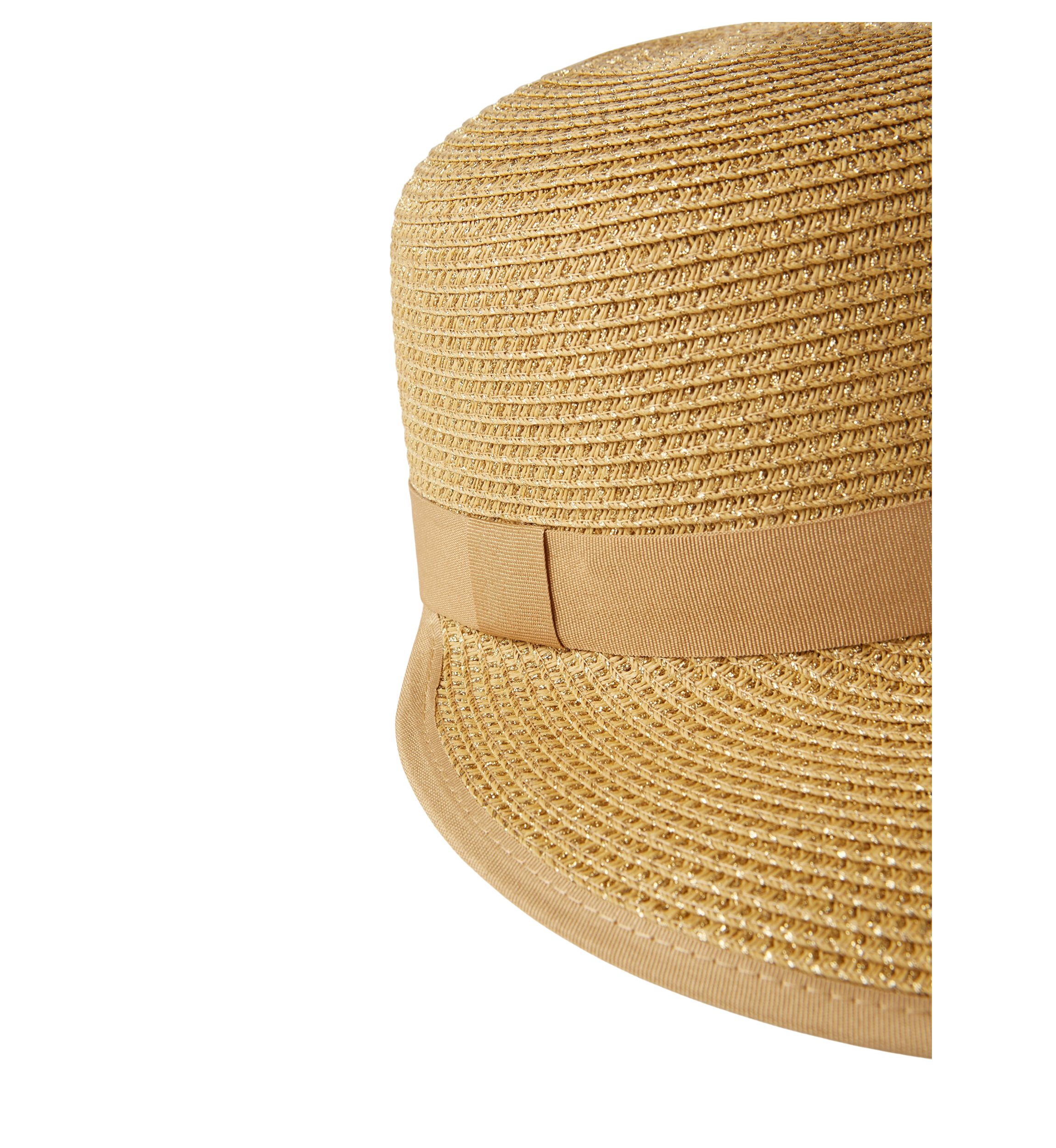 Vince Camuto Metallic Straw Face Framing Hat | Belk display picture 2