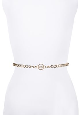 Michael Kors Women's Logo Chain Belt