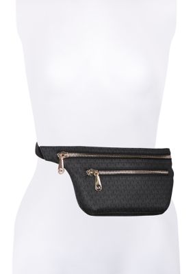 Double Zip Belt Bag