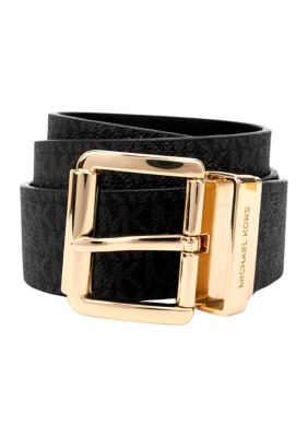 Michael Kors Women's Reversible Belt, Black -  0722947748493