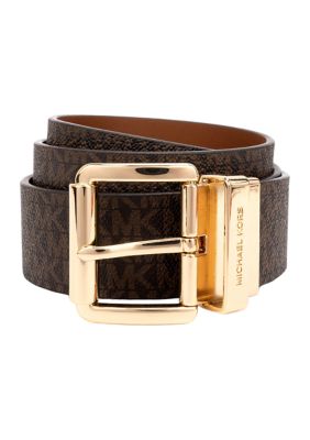 Michael Kors Women's Reversible Belt, Brown, Small