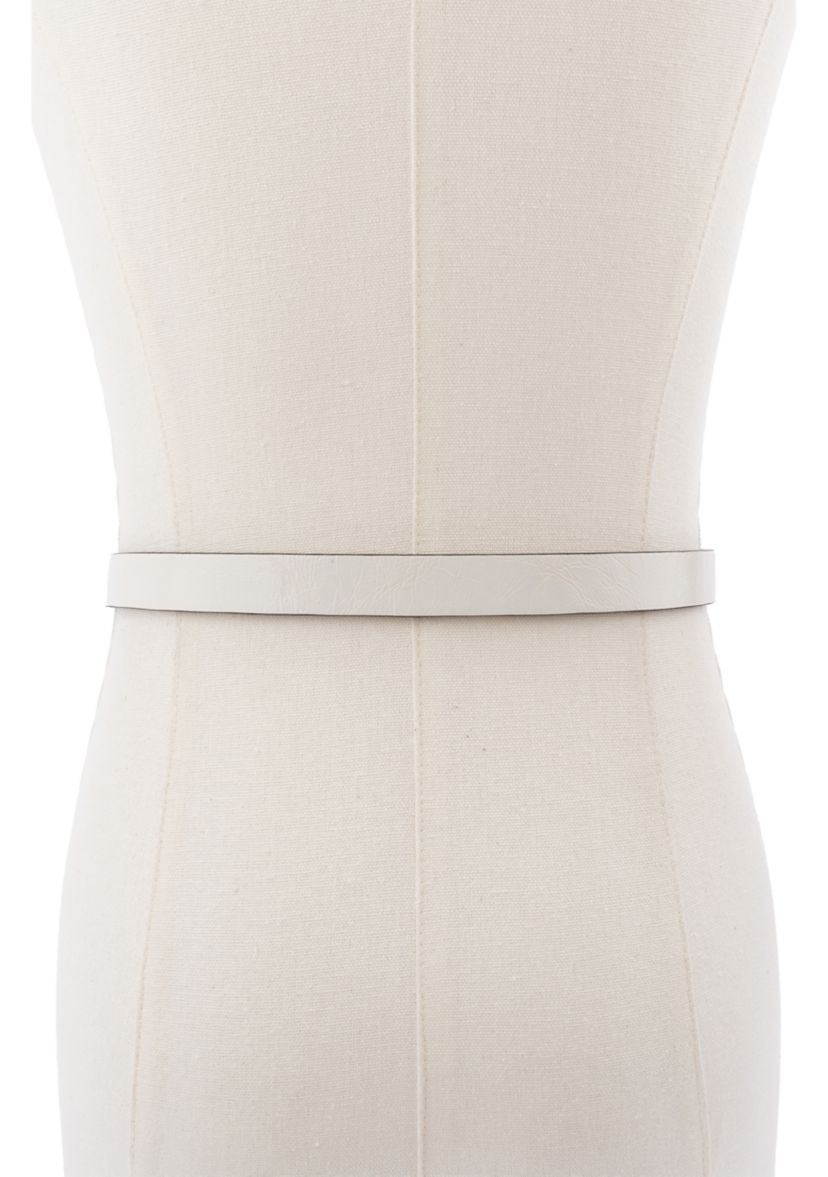 18 Millimeter Logo Skinny Belt 