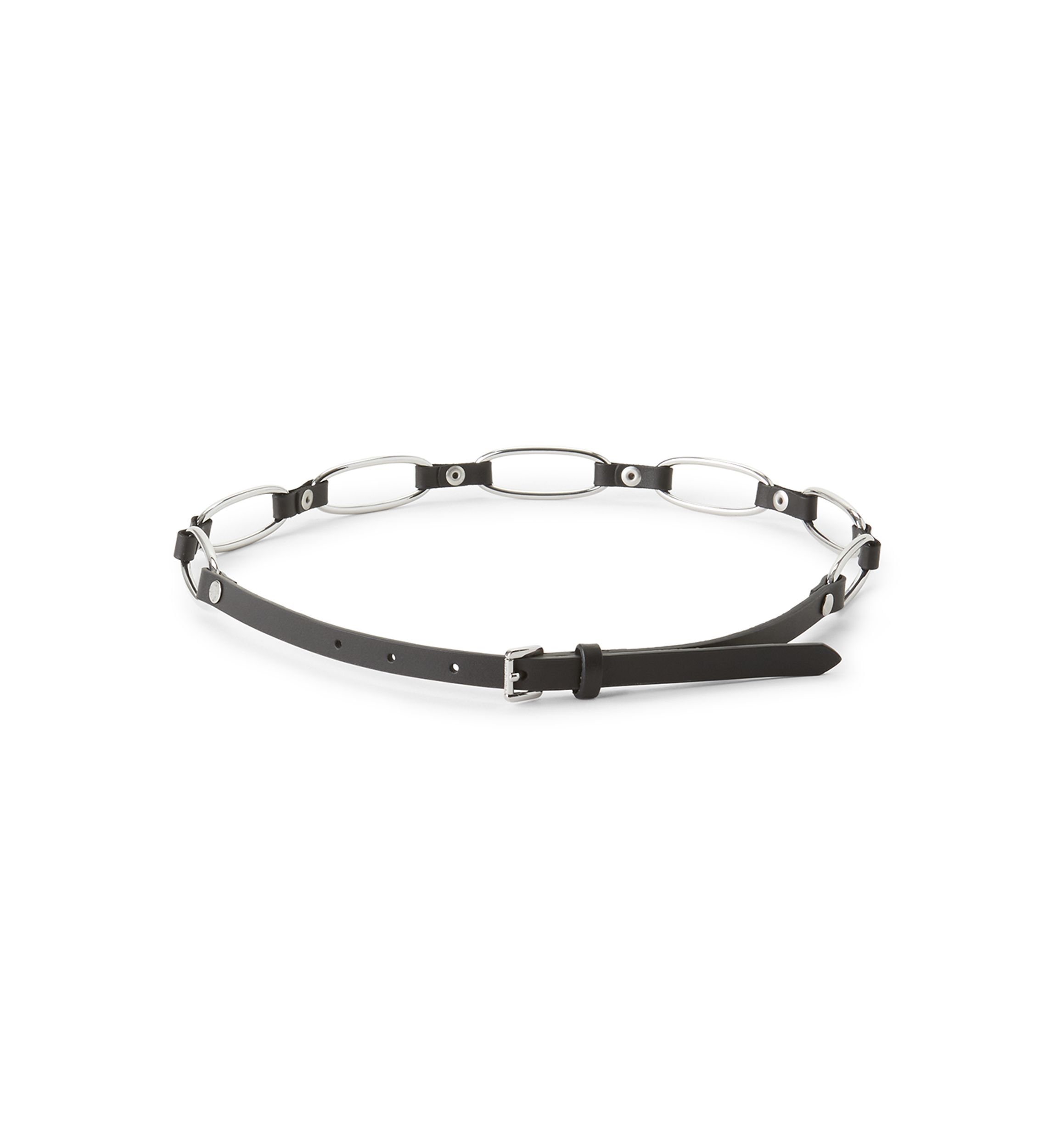 Leather Belt with Hoops