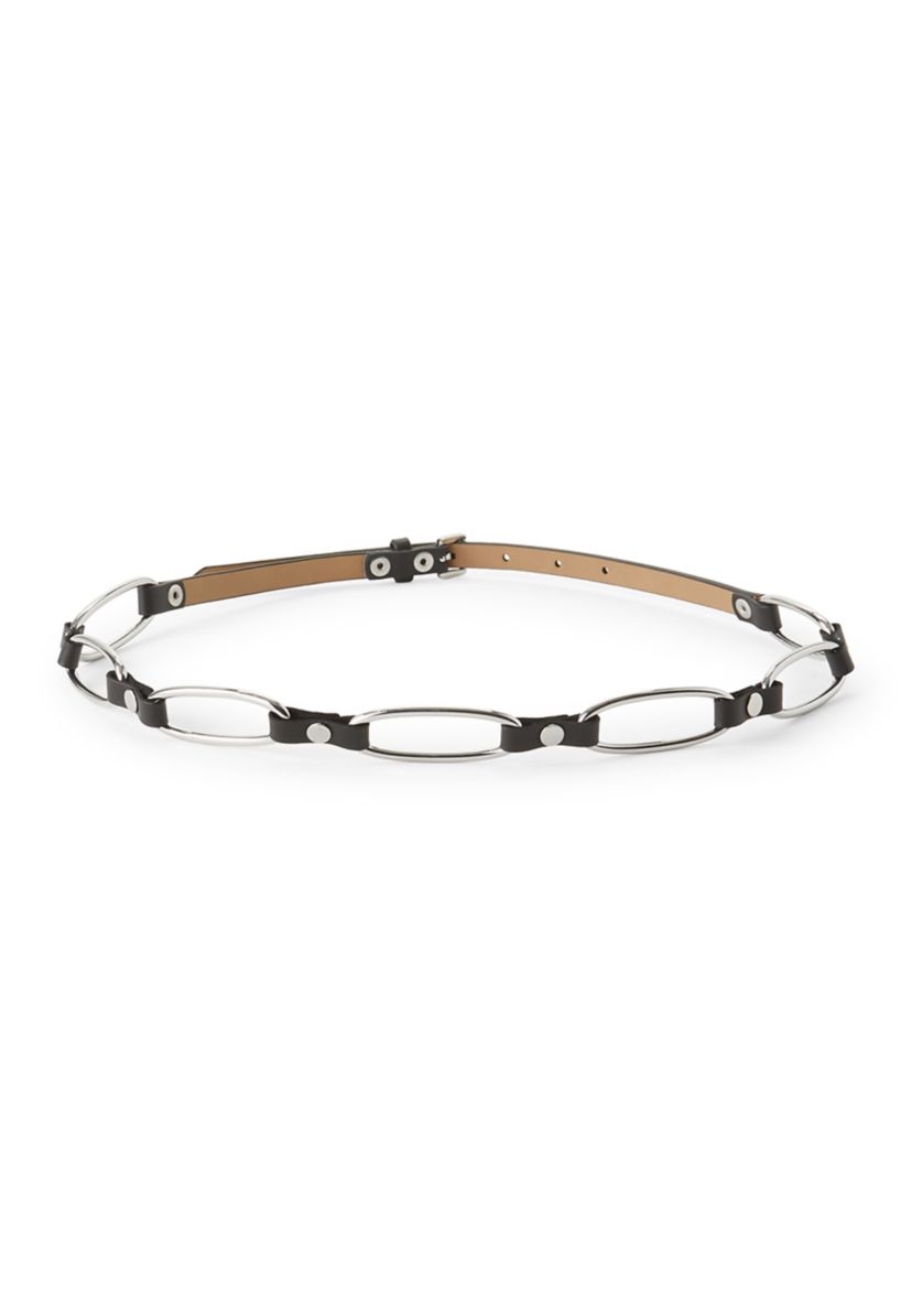Leather Belt with Hoops