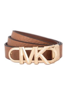 Michael Kors Women's 25 Millimeter Revsersible Logo Belt