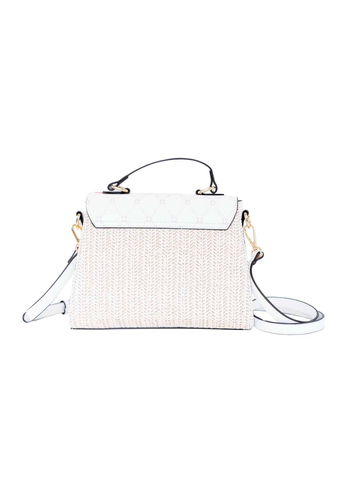 Floral Saffiano Medium Satchel