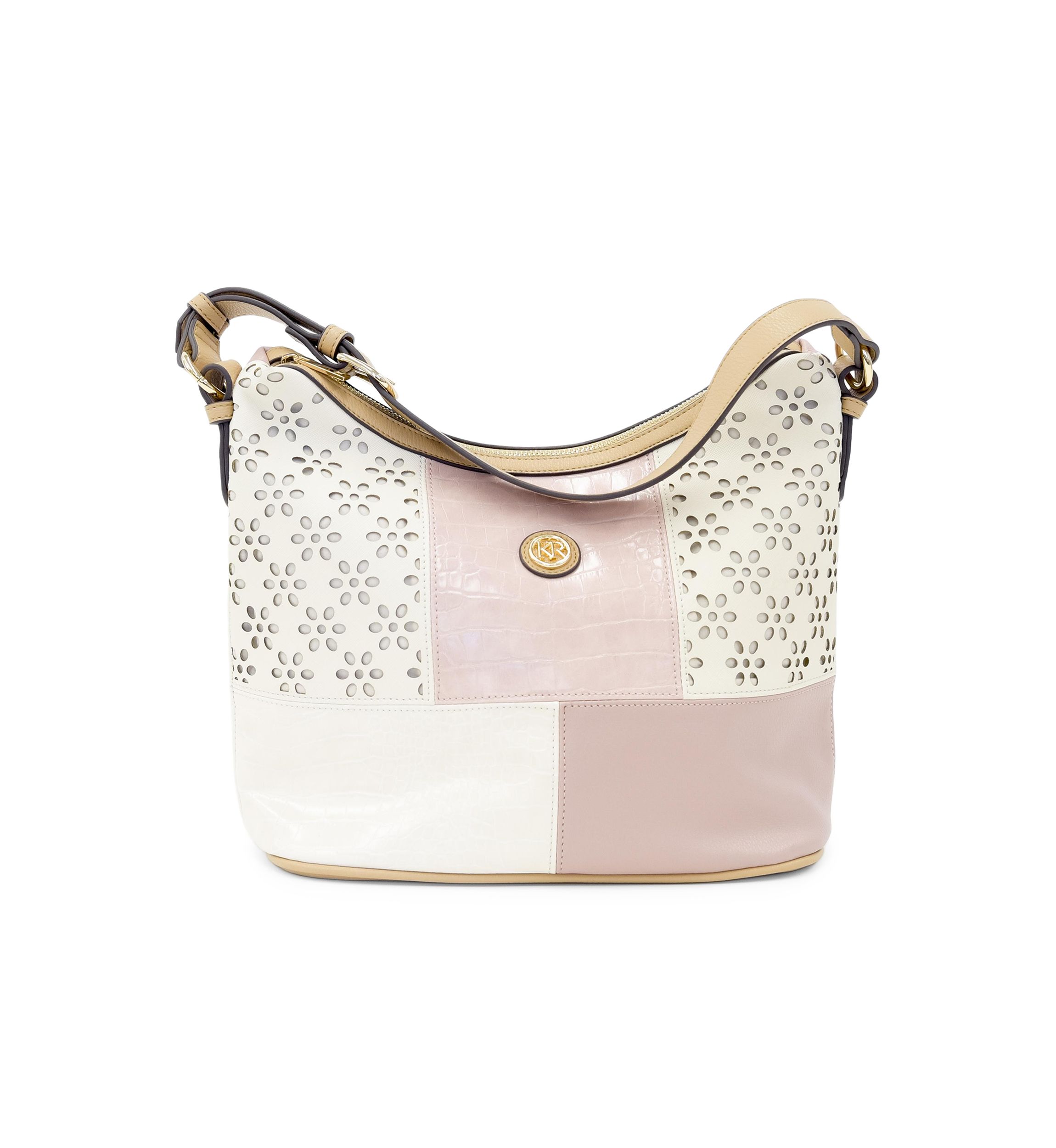 Mix Media Hobo Bag