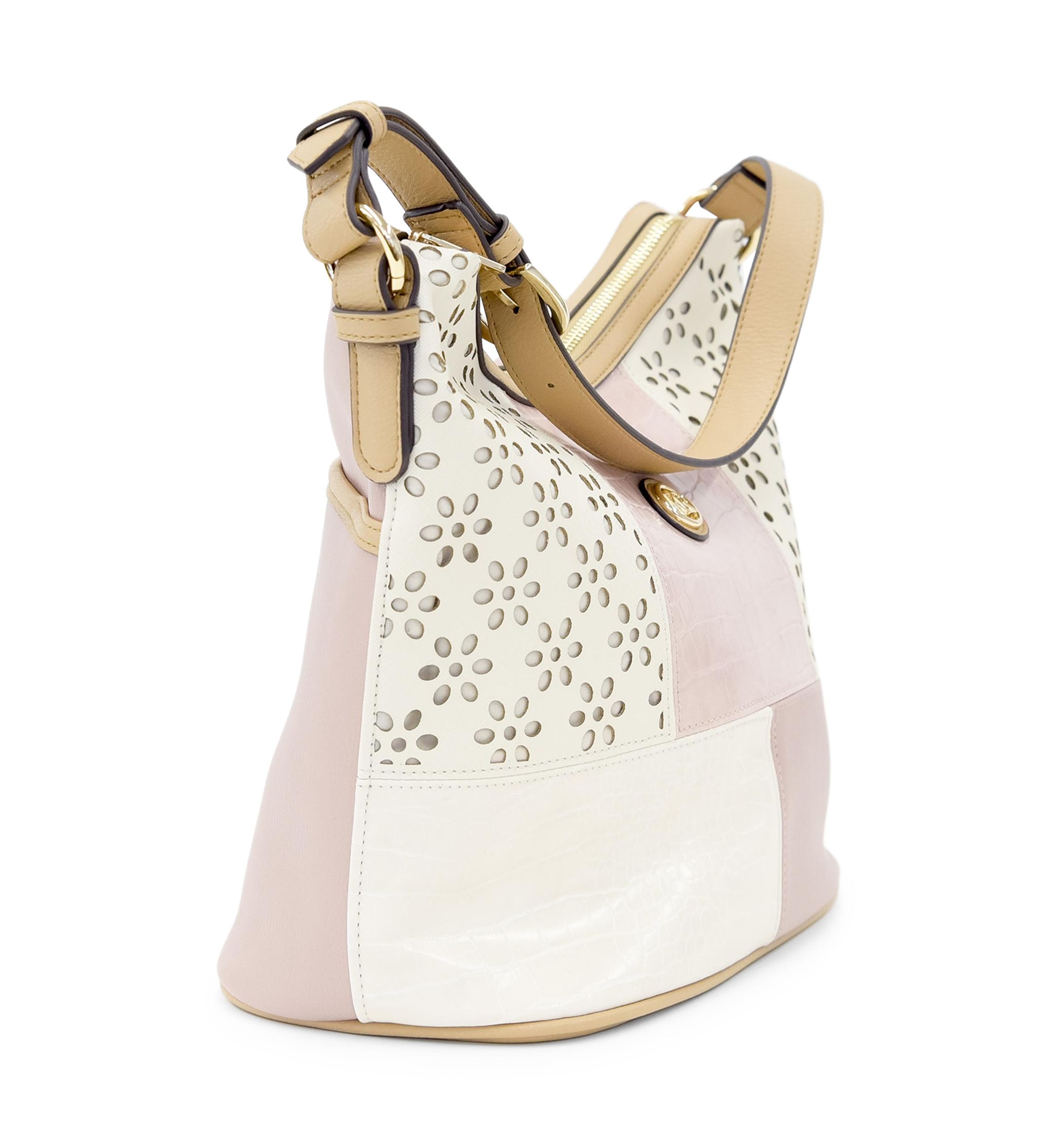 Mix Media Hobo Bag