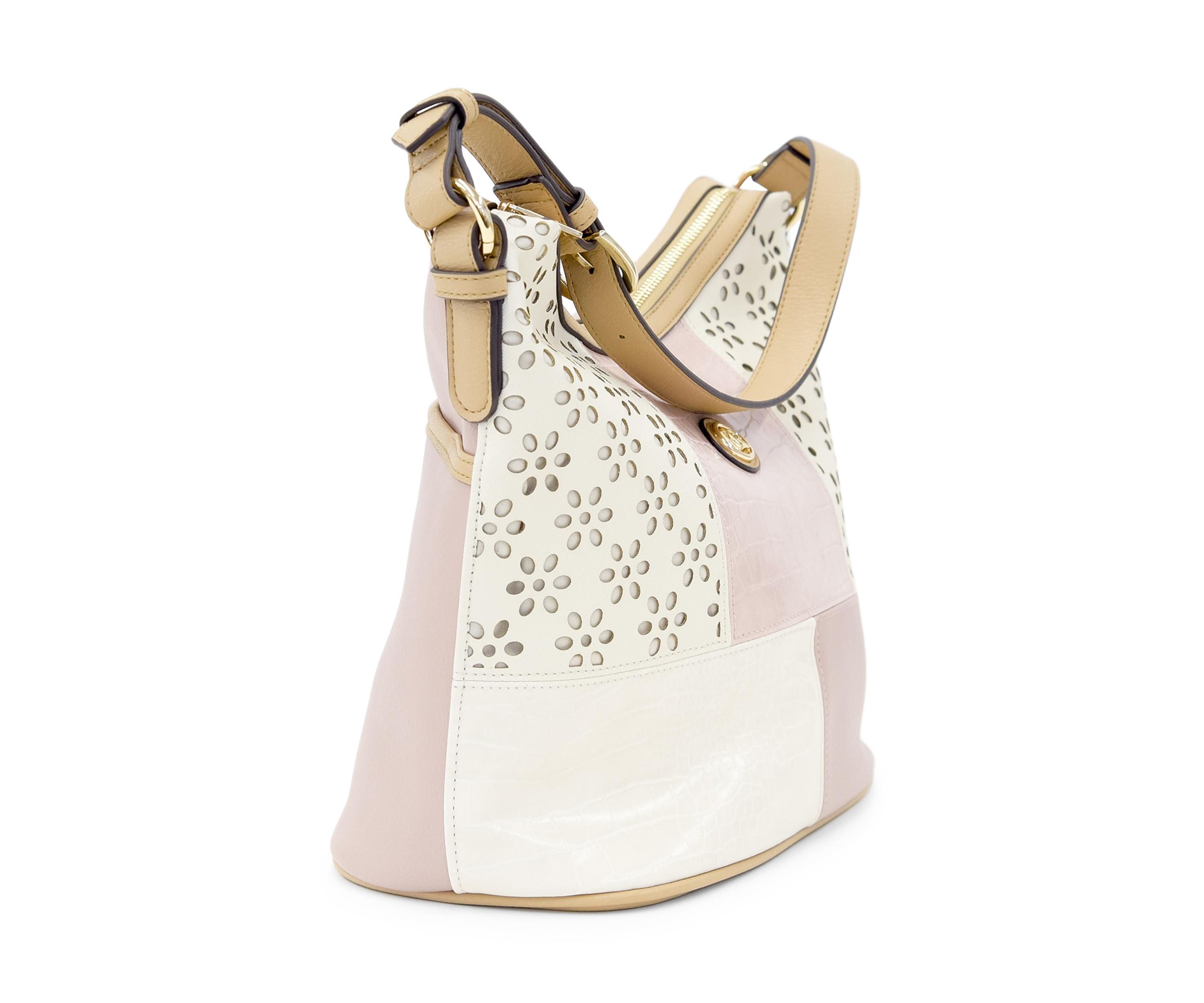 Mix Media Hobo Bag