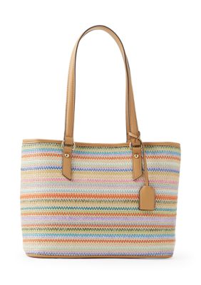 Kim Rogers Straw Tote Bag