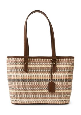 Kim Rogers Straw Tote Bag