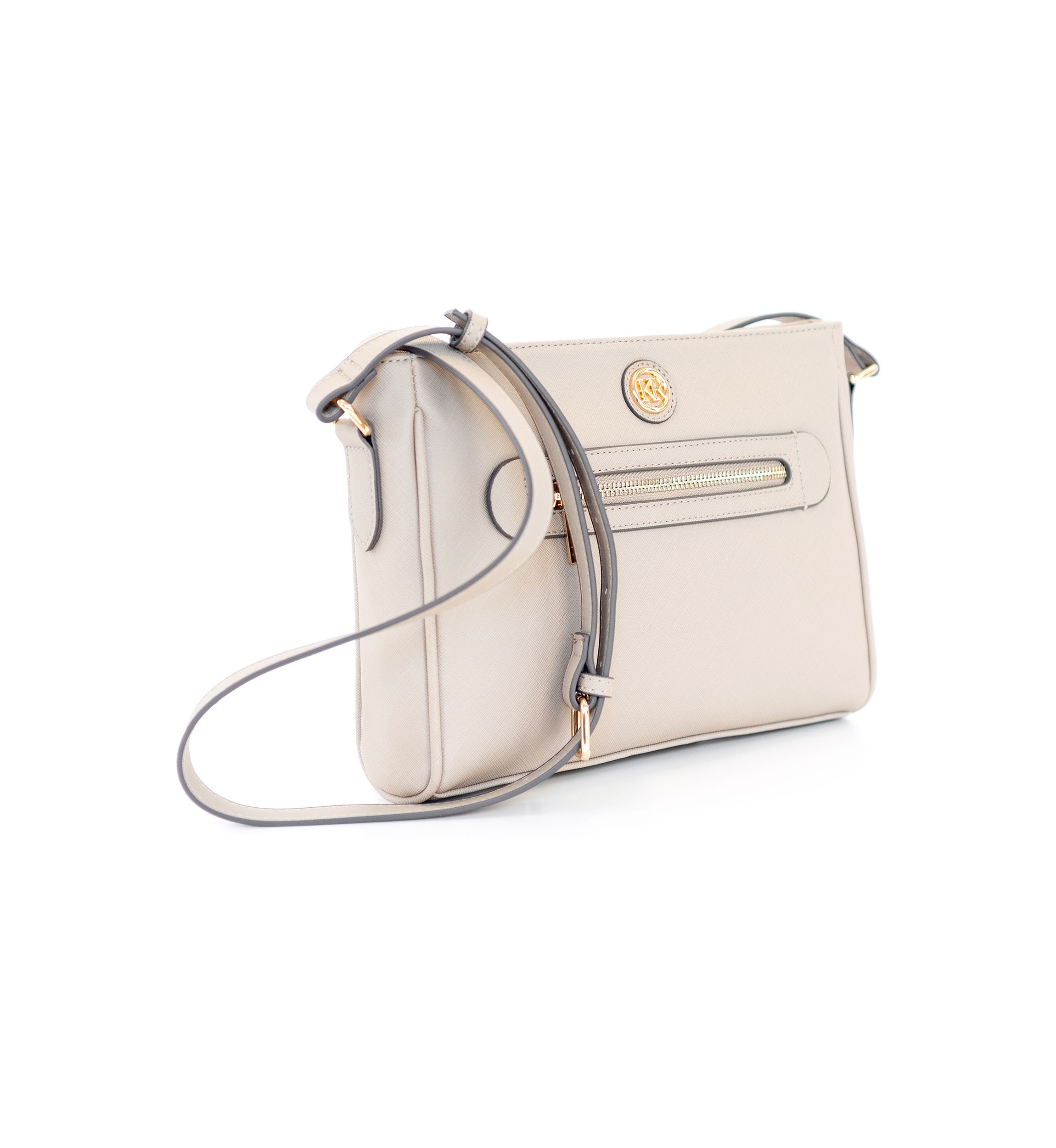Saffiano East West Crossbody Bag