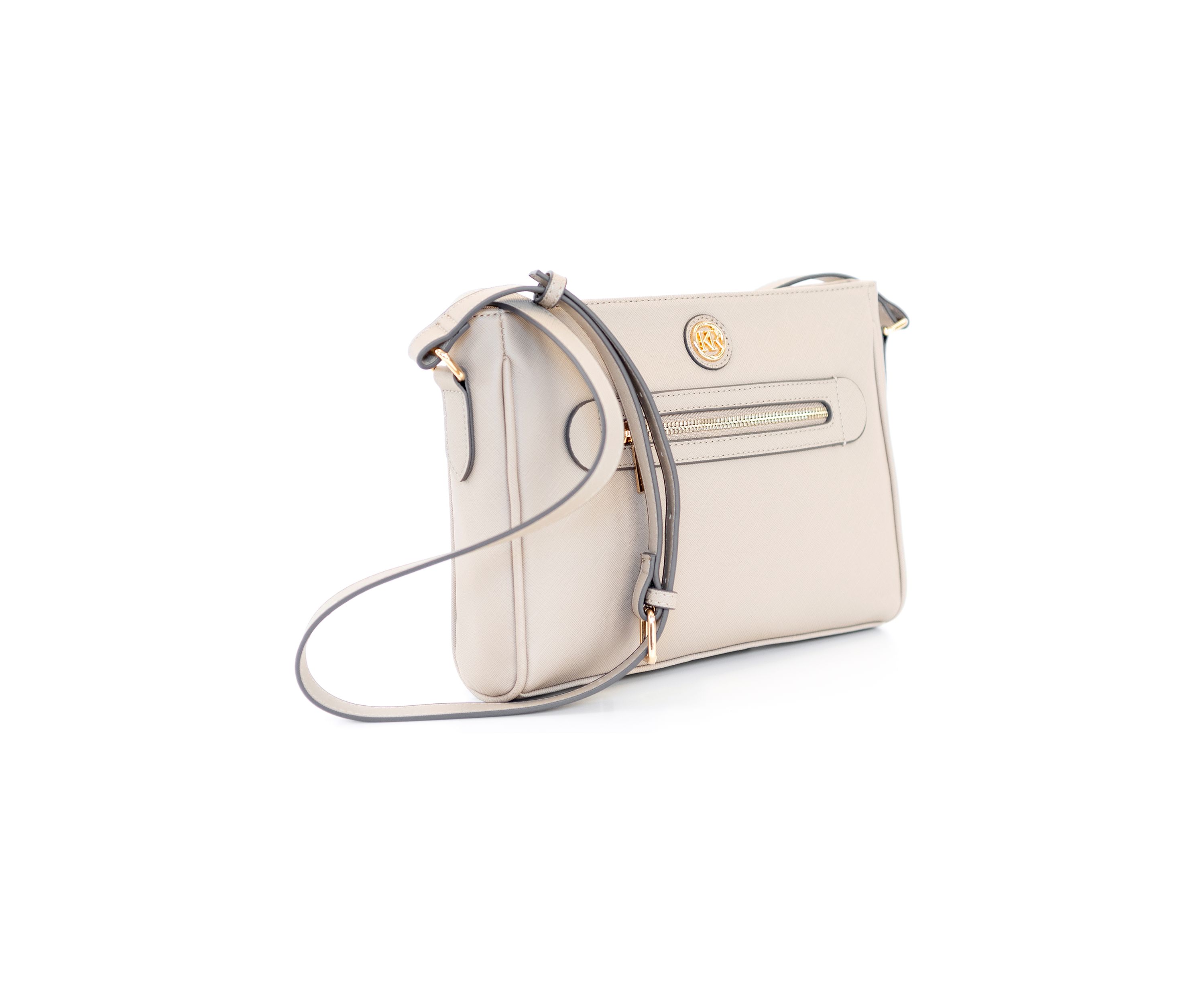 Saffiano East West Crossbody Bag