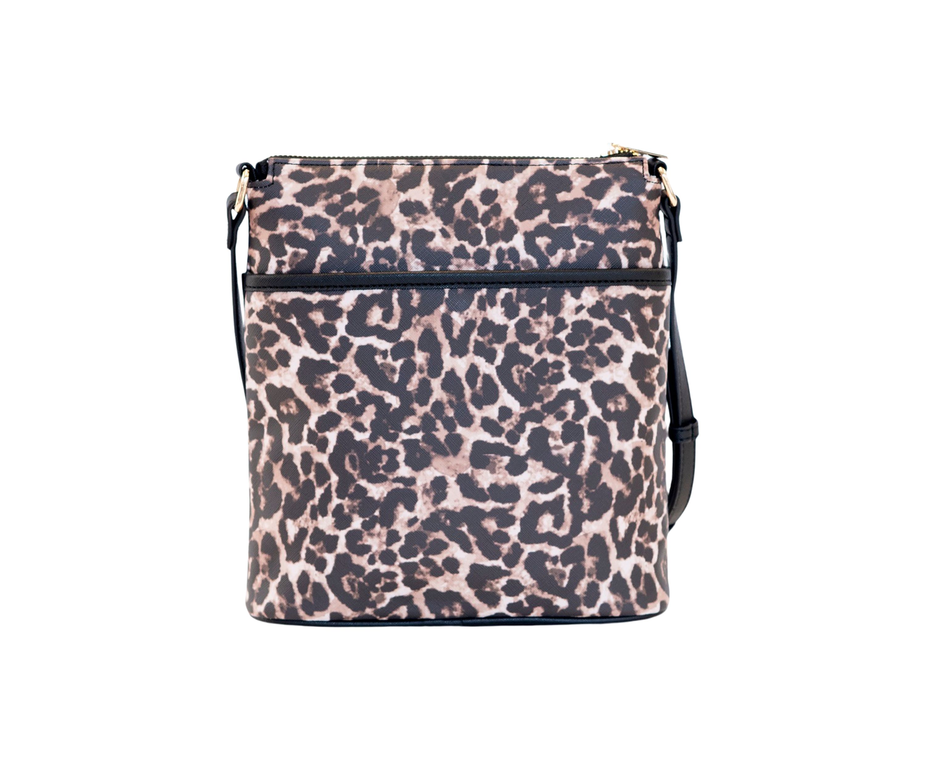  Saffiano Leopard Crossbody 
